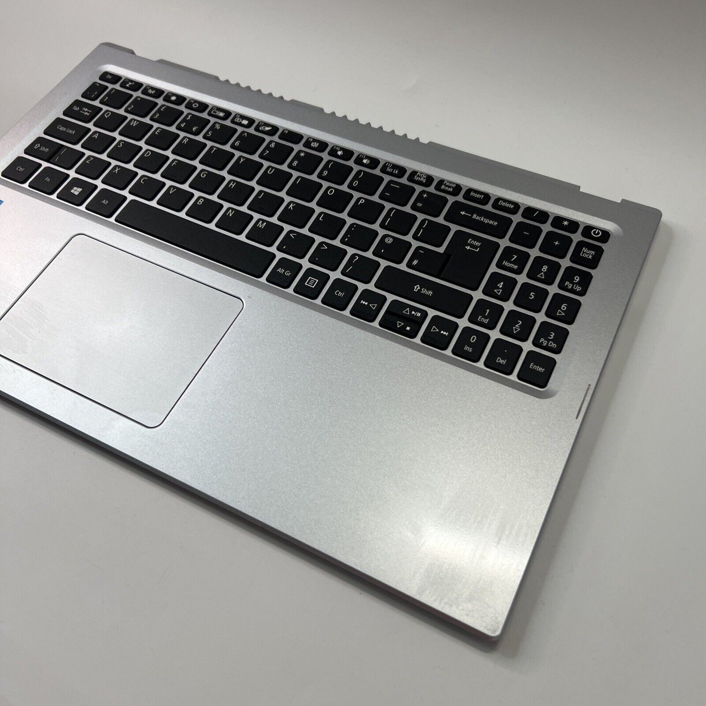 Acer Aspire Genuine A315-58 Complete Palmrest UK Keyboard Touchpad Silver