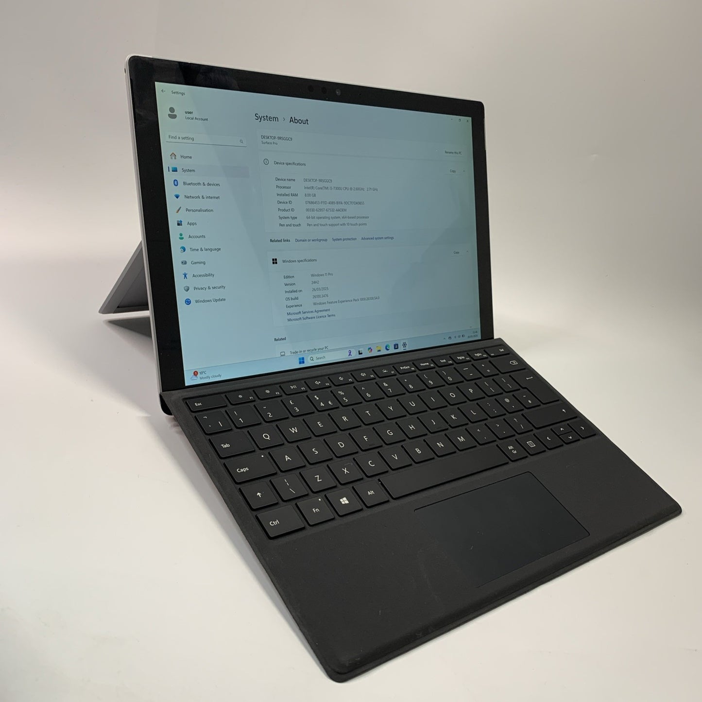 Microsoft Surface Pro 5 12.3 inch Tablet Intel Core i5-7300U 8GB RAM 256GB SSD