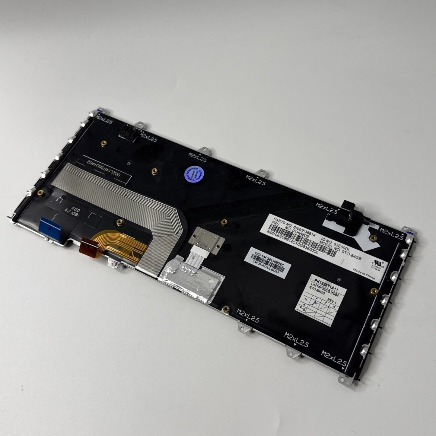 Lenovo Thinkpad Yoga 370 Genuine UK Backlit Keyboard 01HW603 SN20P38614