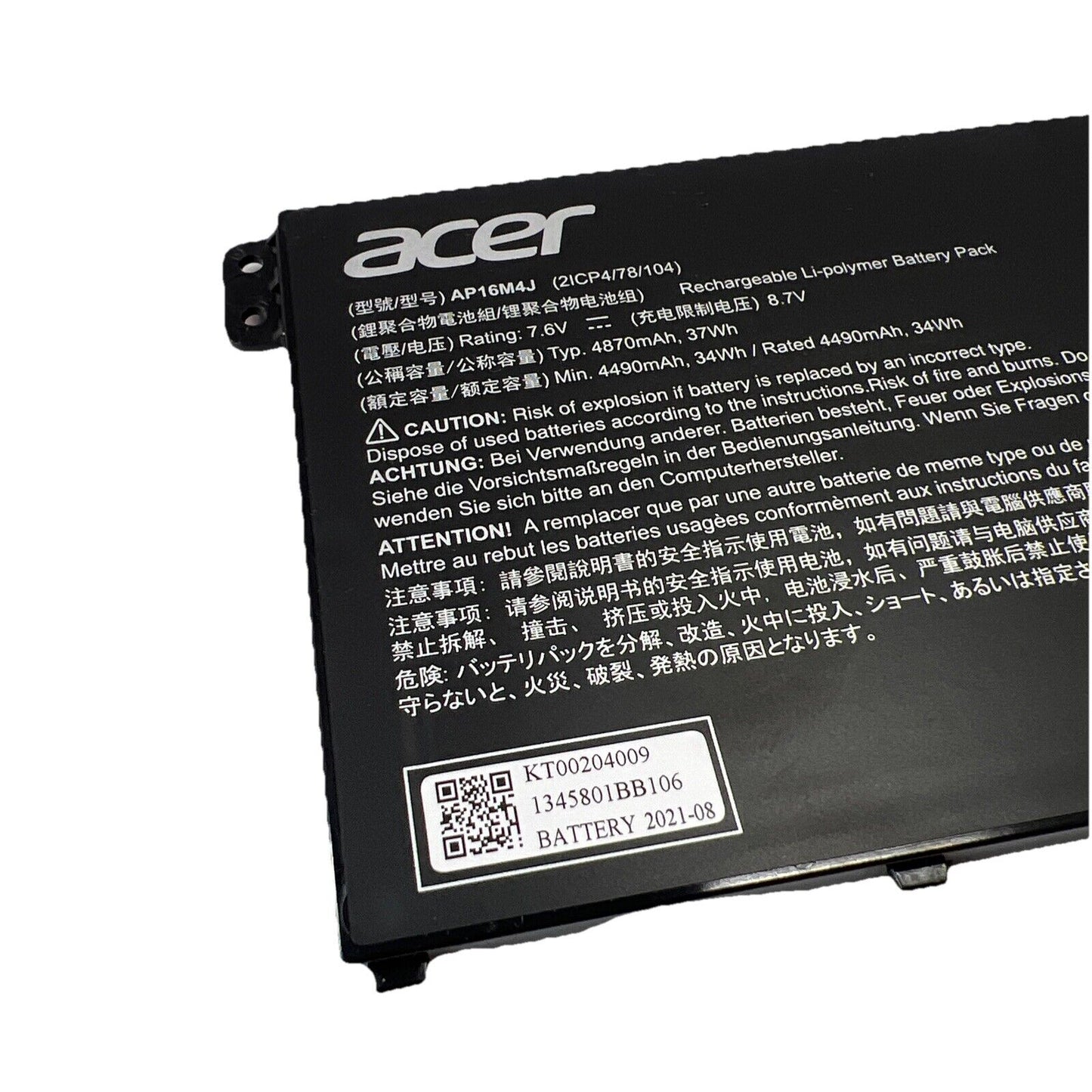 Genuine Acer Aspire 3 A315-54 A315-58 Laptop Battery AP16M4J 4490mAh GOOD