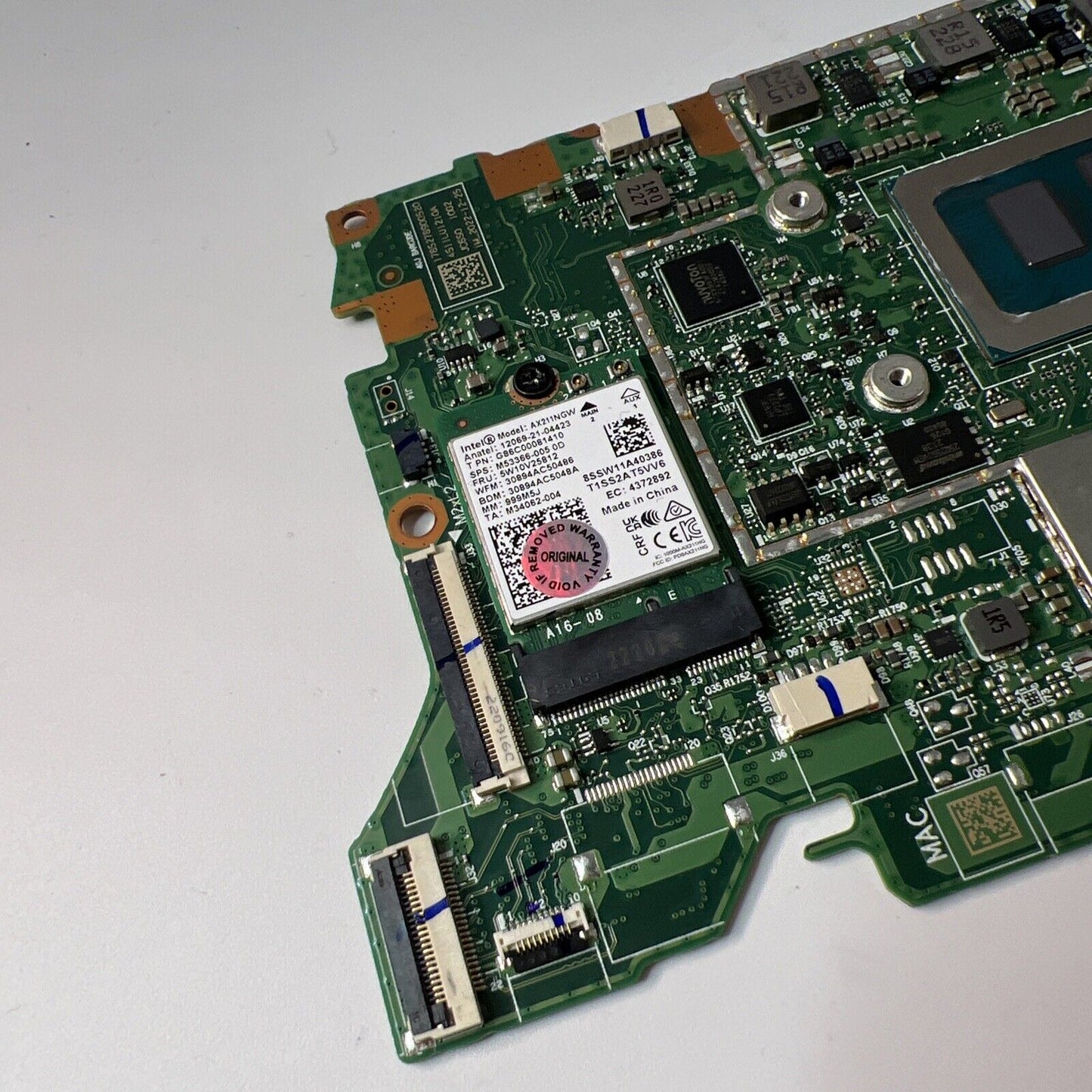 Lenovo Ideapad 5 Chrome 16IAU7 Motherboard i3-1215 FOR PARTS
