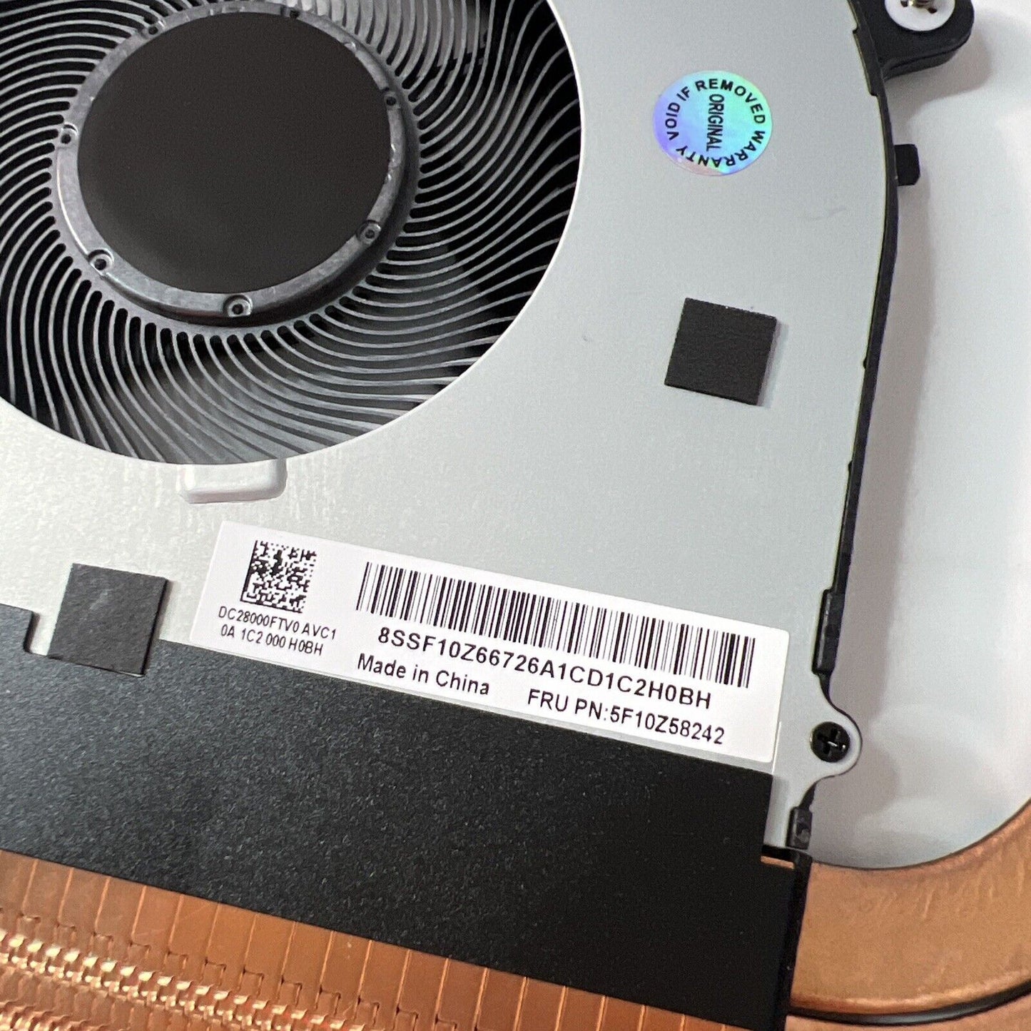 Lenovo Thinkpad E14 Gen 2 Heatsink and Fan 5F10Z58242 5H40X89411