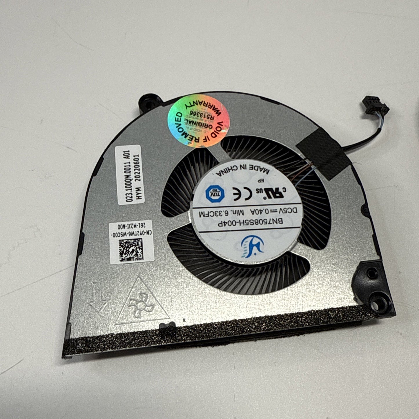 Dell Inspiron 16 Plus 7620 CPU Cooling Fans Set Left + Right 0N49HW 0Y2TW6