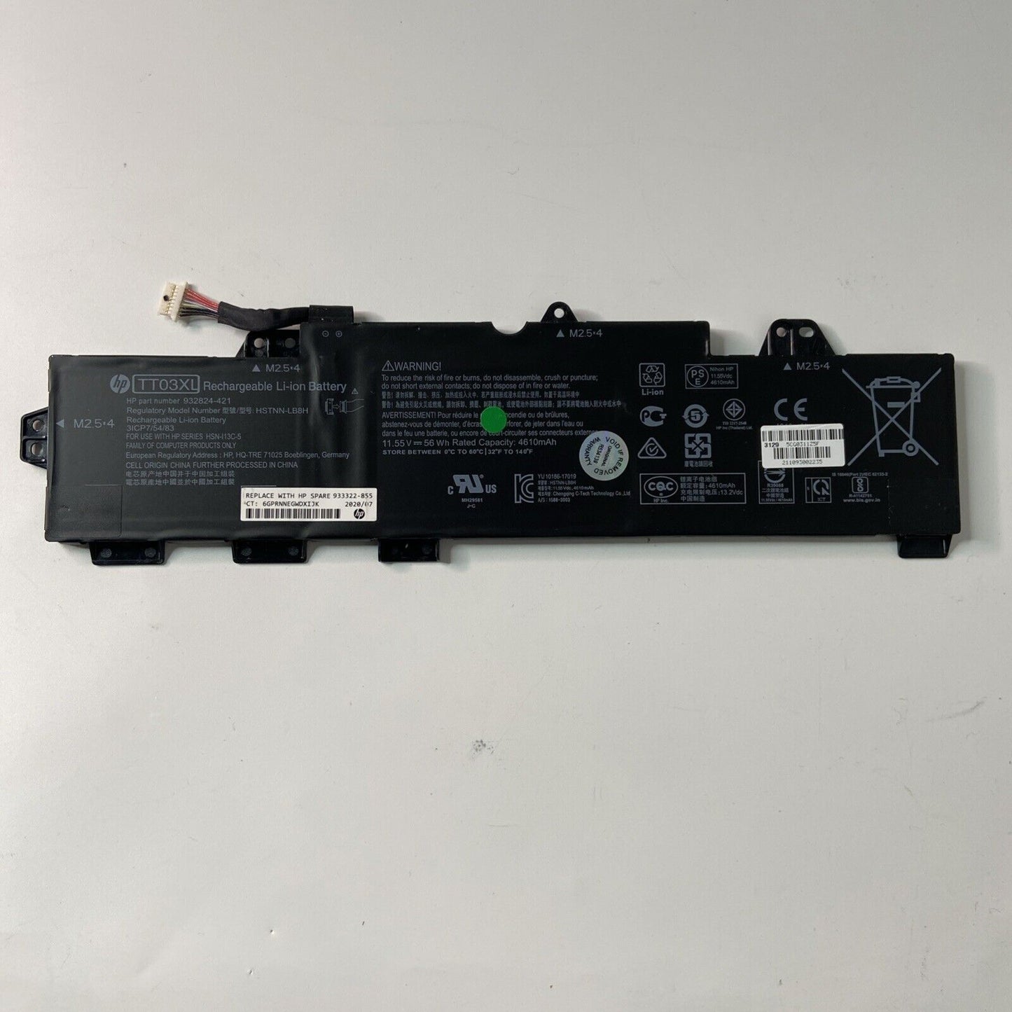 Genuine HP EliteBook 755 G5 850 G5 G6 HP ZBook 15u G5 G6 56Wh Battery TT03XL