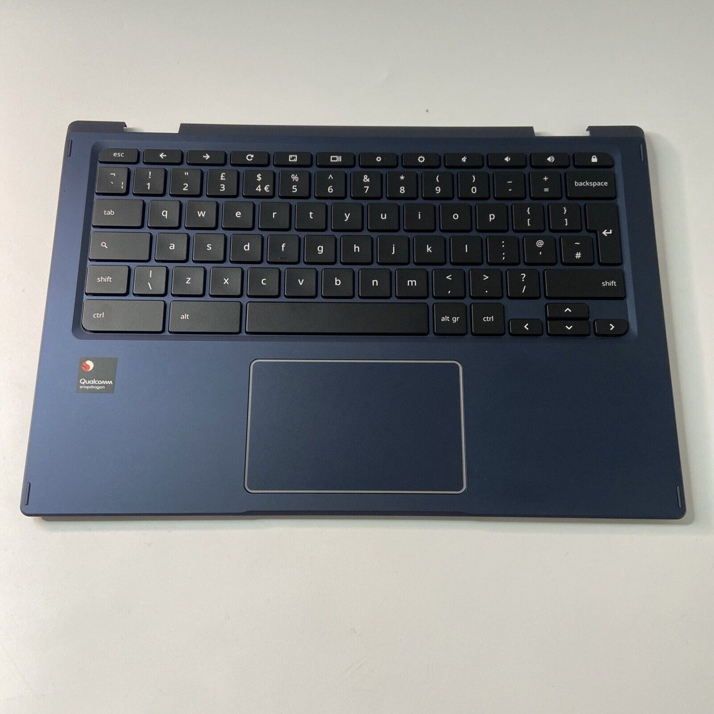 Genuine Acer Chromebook Spin CP513-1H Complete Palmrest UK Keyboard Blue