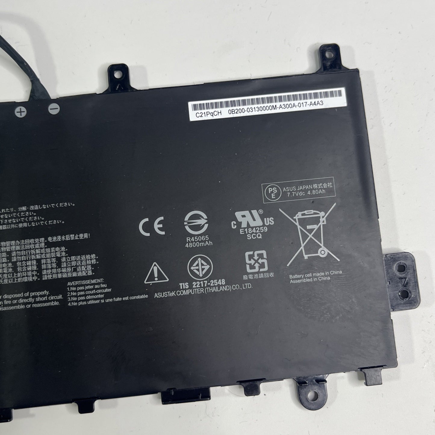 Battery For Asus Chromebook C423N 14 Series 38Wh C21N1808 Good Health