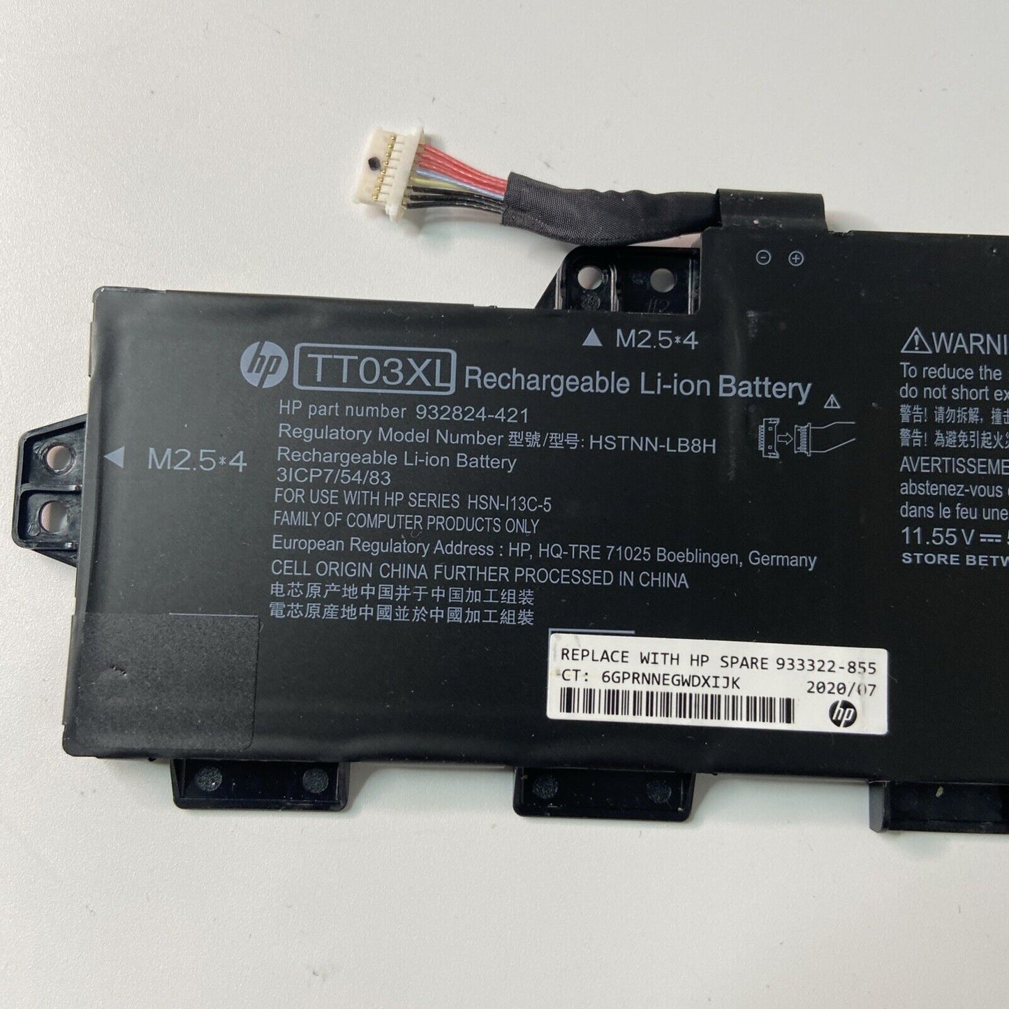 Genuine HP EliteBook 755 G5 850 G5 G6 HP ZBook 15u G5 G6 56Wh Battery TT03XL