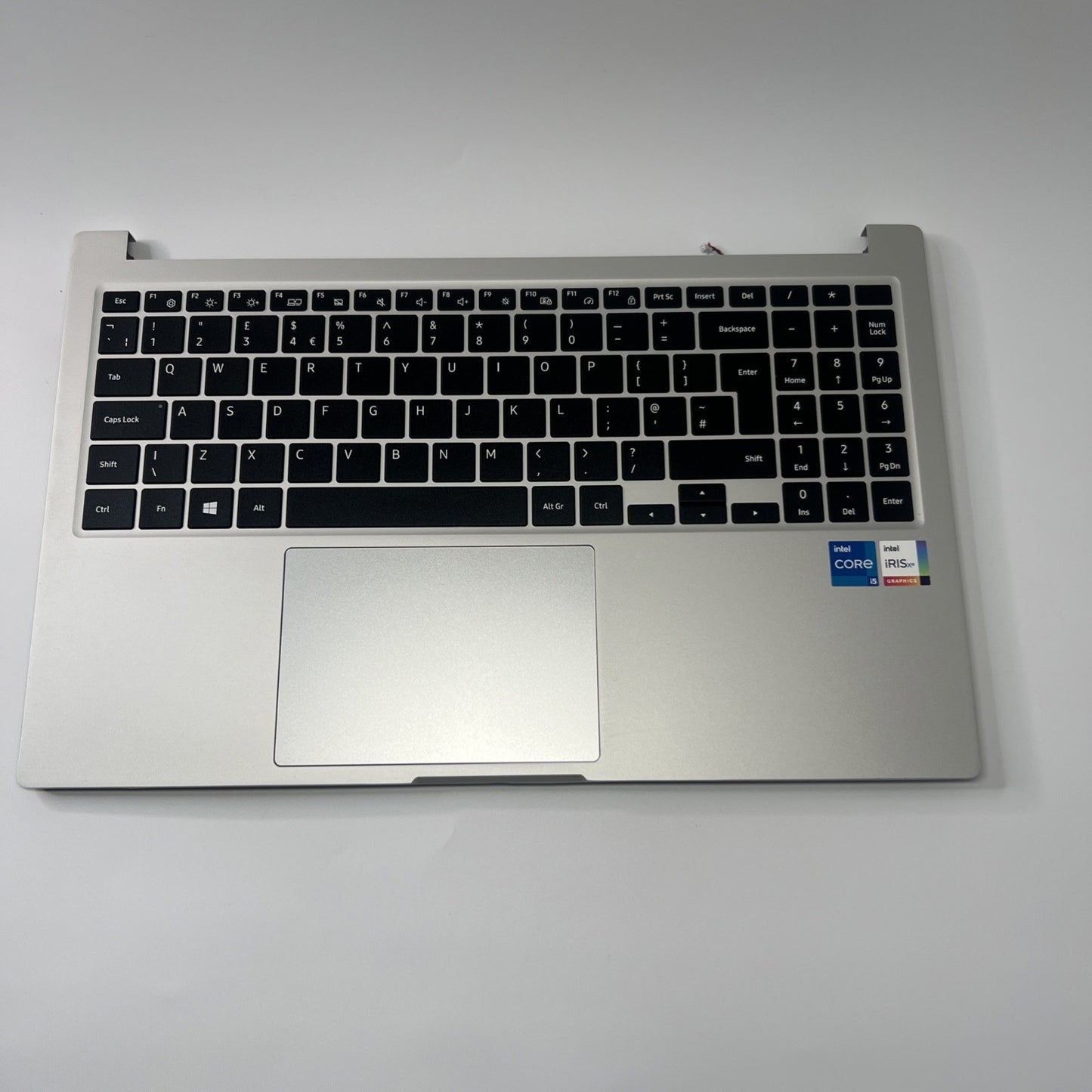 Samsung Galaxy Book NP750XDA Palmrest UK Upper Case Silver