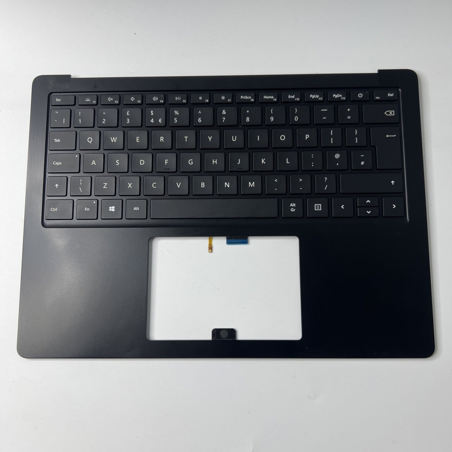 Microsoft Surface 3 1868 Palmrest Assembly UK Keyboard Black M1114262-001