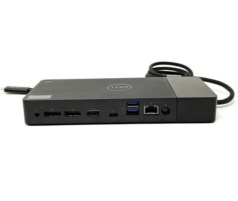 Dell K20A001 WD19 Thunderbolt USB C Docking Station with 130W AC Adapter