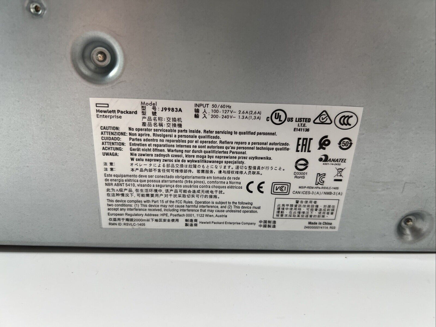 HPE OfficeConnect 1820 Series Switch J9983A