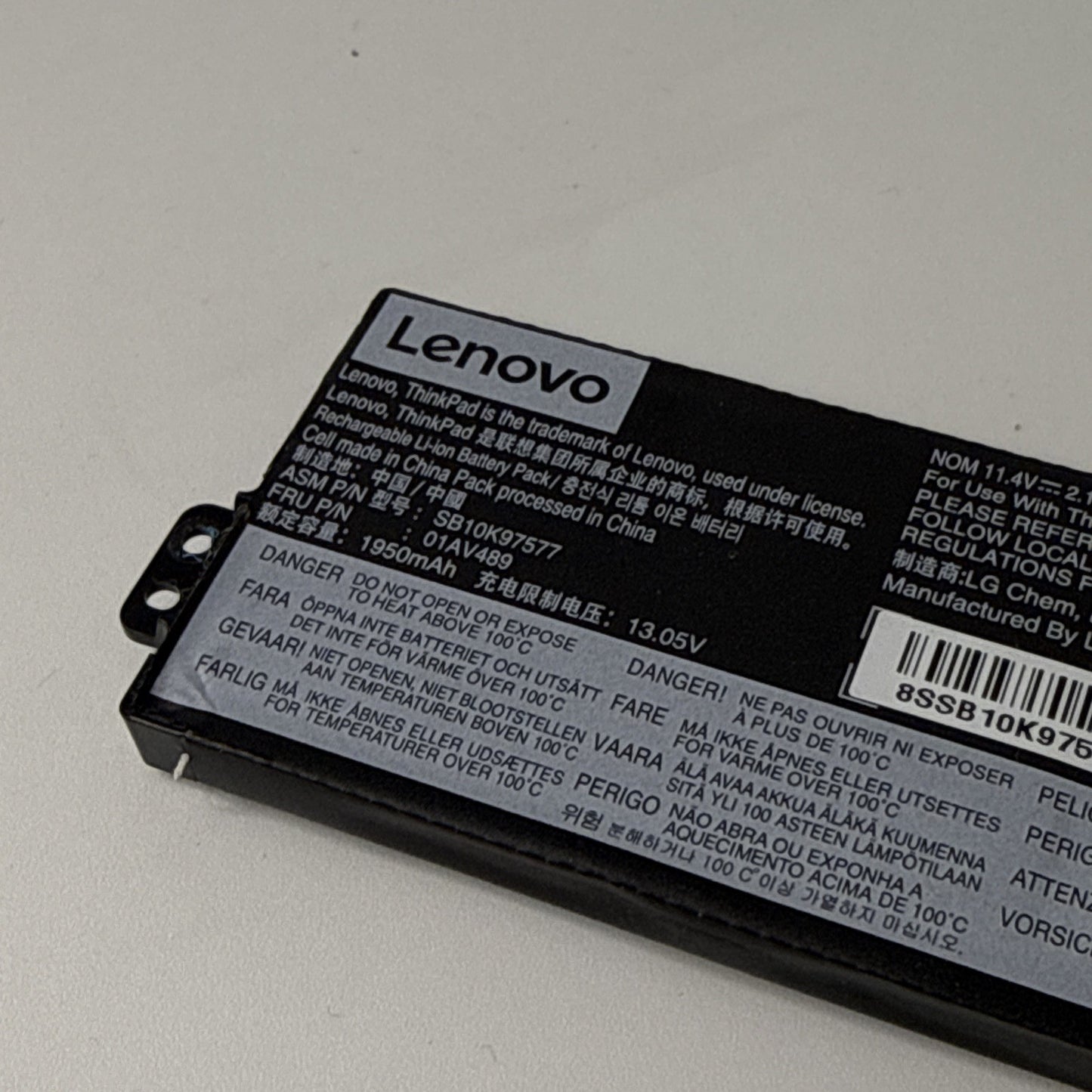 Laptop Battery Lenovo Thinkpad T470 T480 A475 A485 SB10K97577 01AV489