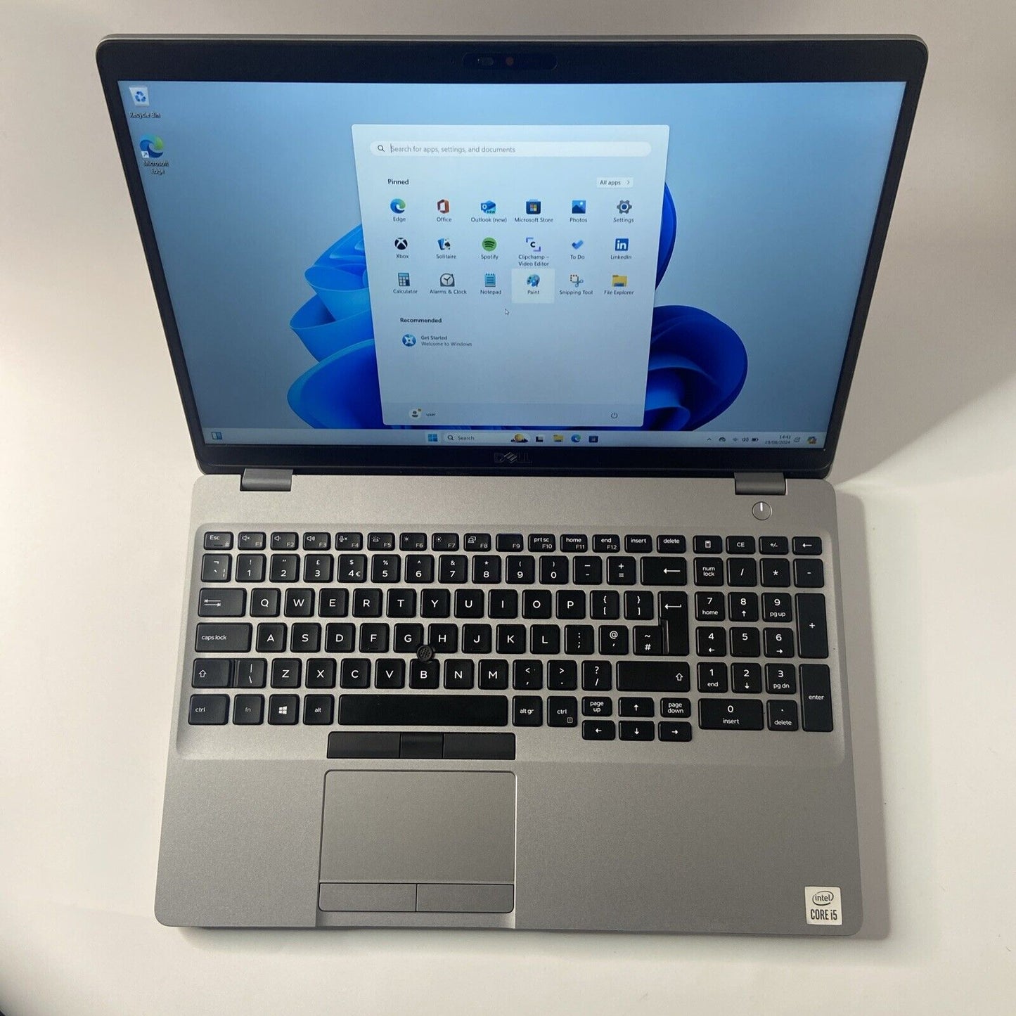 Dell Latitude 5510 15.6" i5-10310U 10th Gen 16GB RAM 256GB SSD Windows 11 Pro