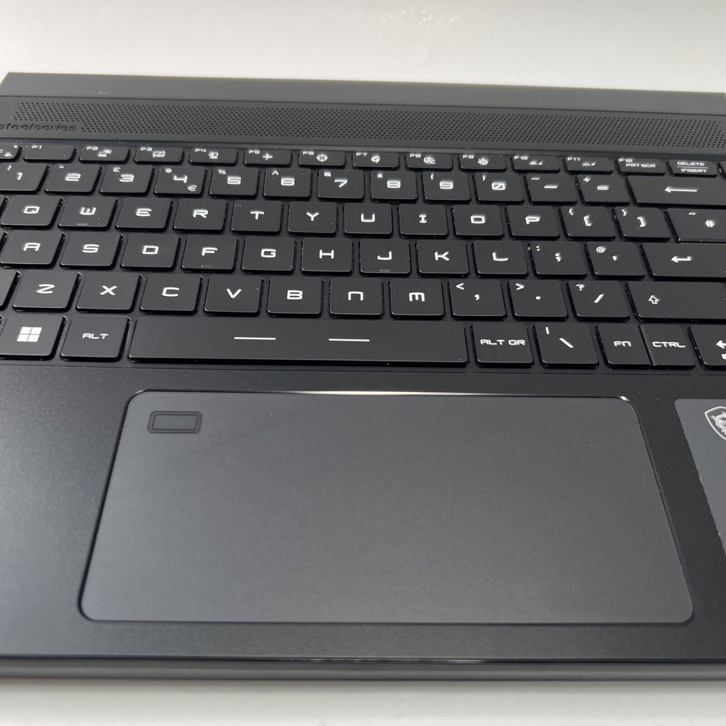 MSI Stealth GS66 MS-16V1 Complete Palmrest UK Keyboard Touchpad Speakers Black