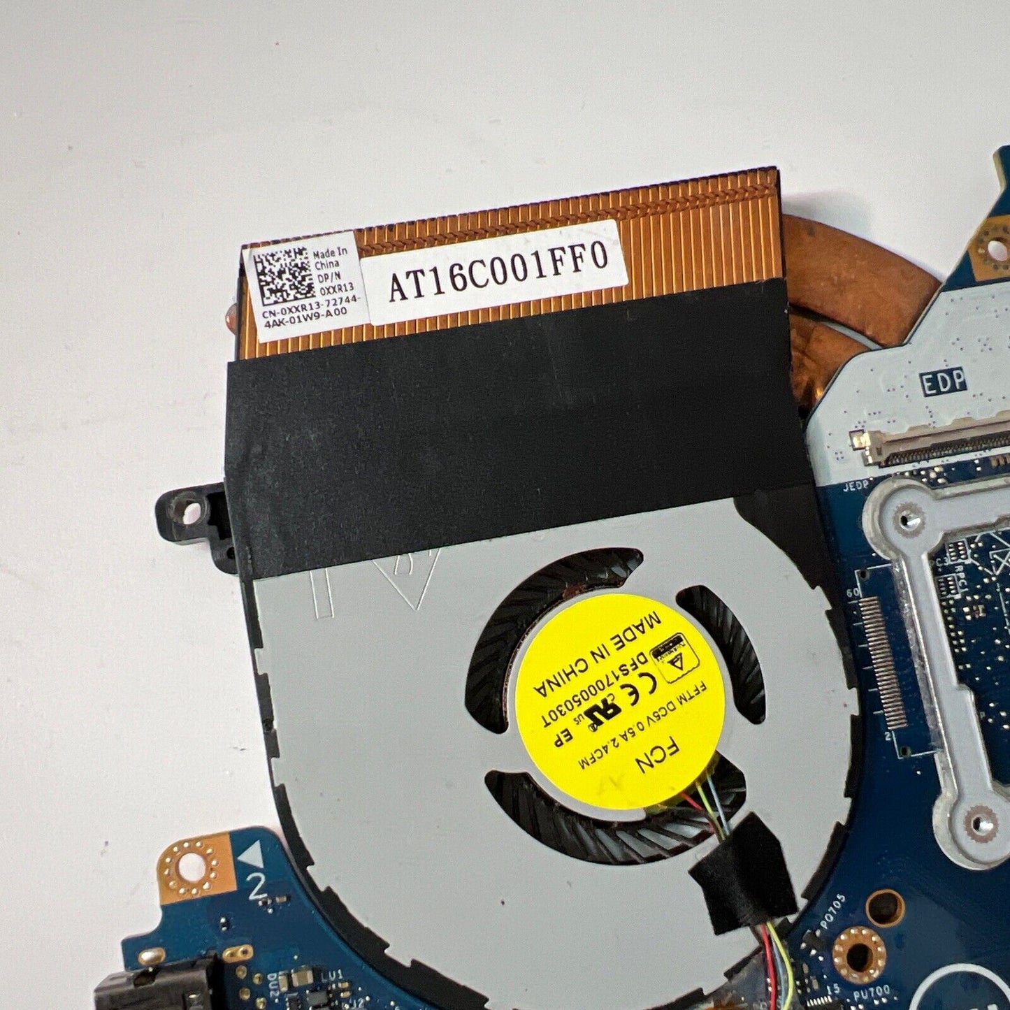 Dell Alienware 13 Motherboard i7-5500u 2.40GHz Heatsink + Fans WORKING