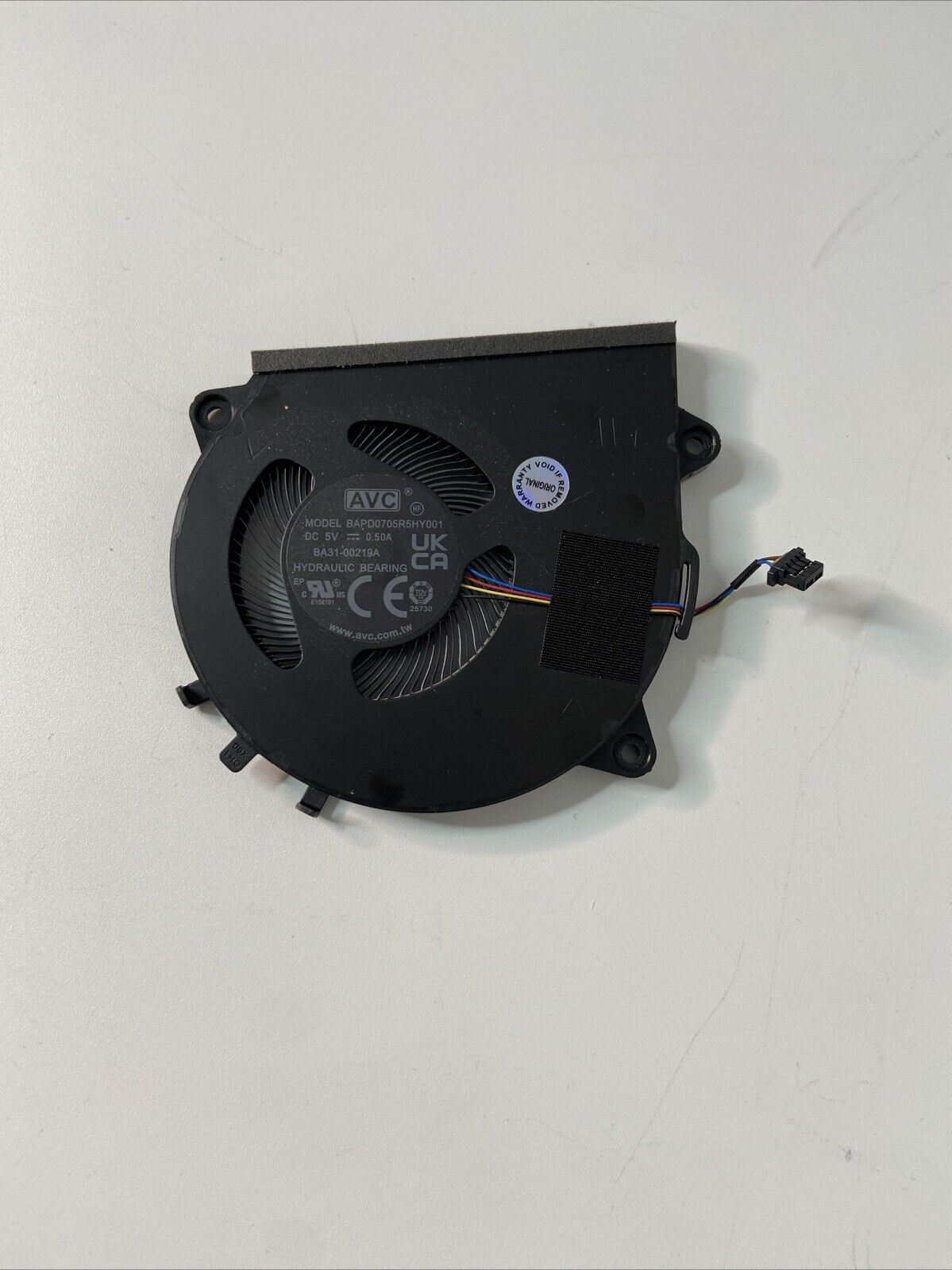 Samsung Galaxy Book3 360 NP750QFG CPU Cooling Fan BA31-00219A