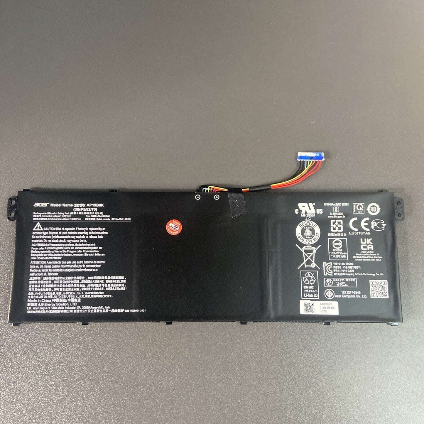 Acer Aspire 3 A317-53-34GR 4870mAh 37Wh Original Battery