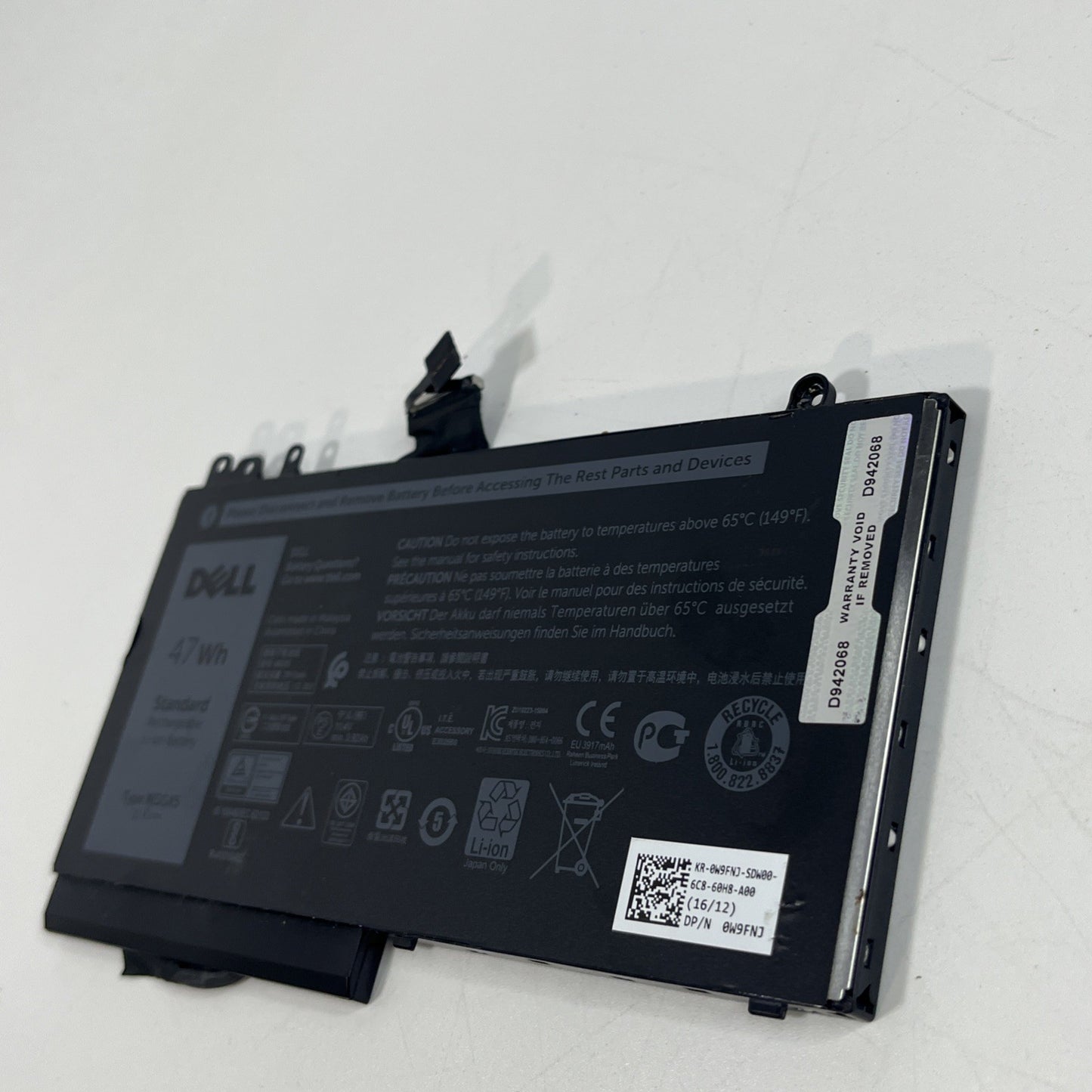 Genuine Dell Latitude E5570 Battery NGGX5 Battery Health: GOOD