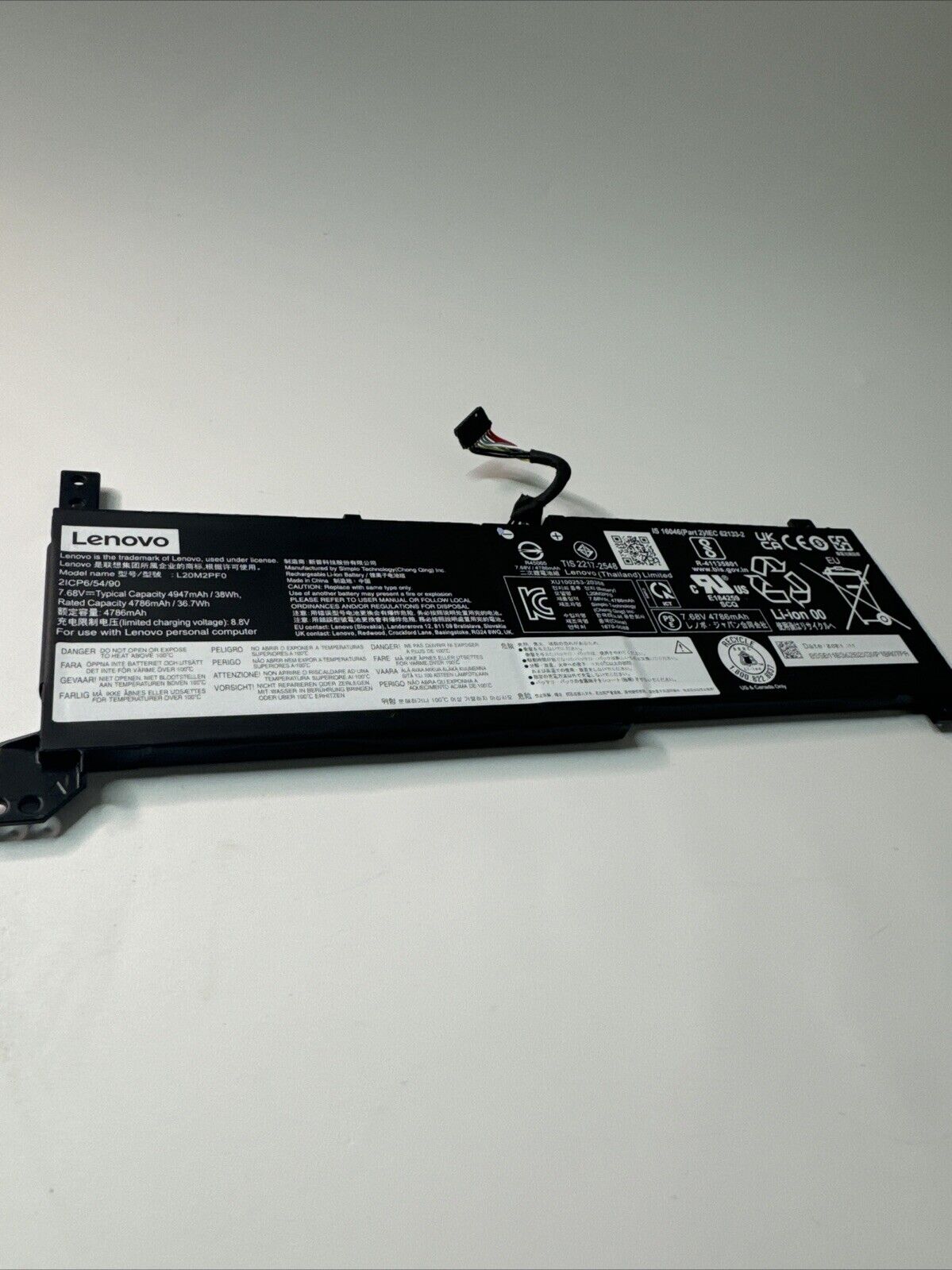 Genuine Lenovo V14 G2-ITL Laptop Battery L20M2PF0