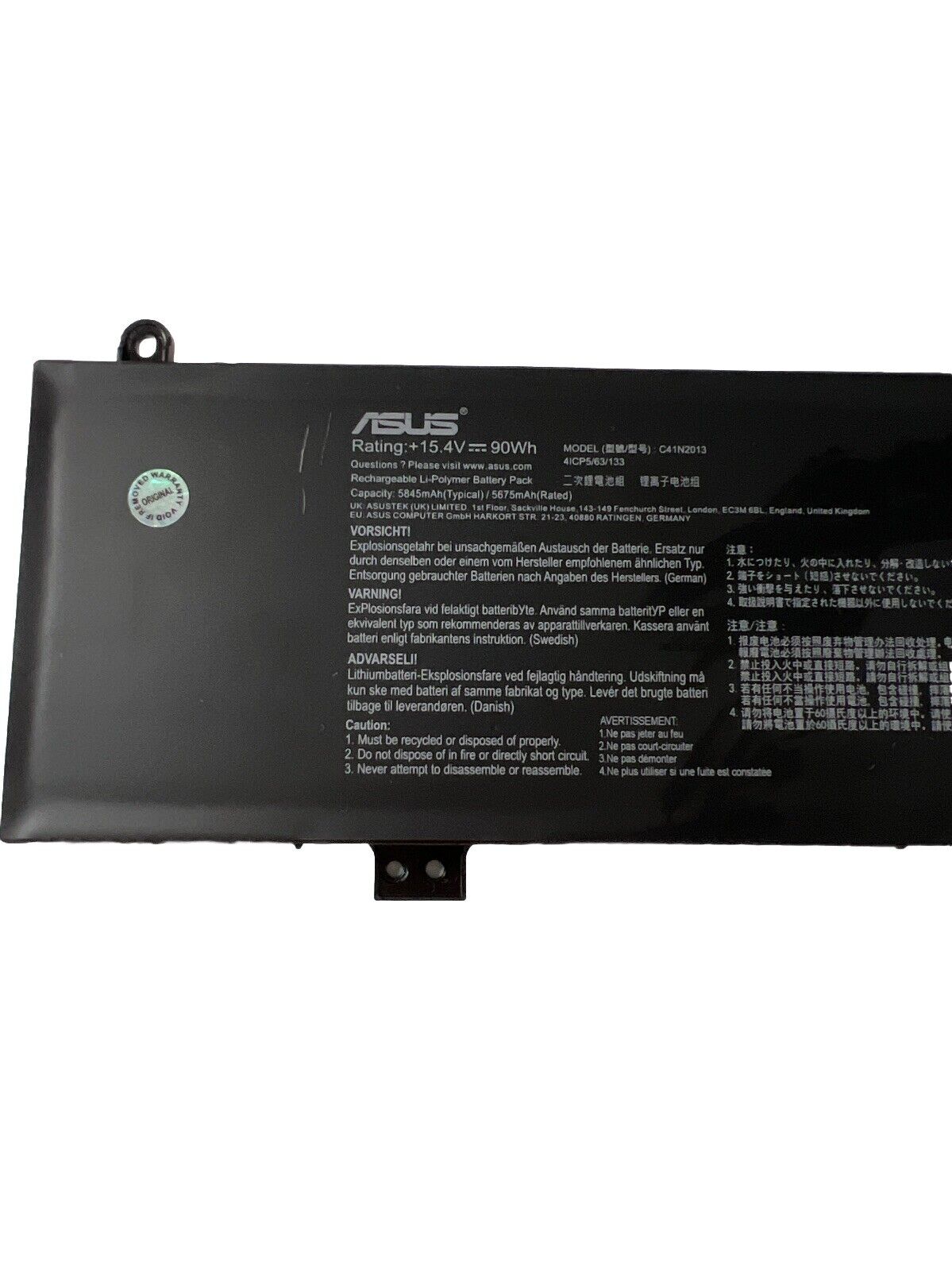 Genuine C41N2013 Battery For ASUS ROG Zephyrus M16 GU603 S17 GX703 G15 GA503