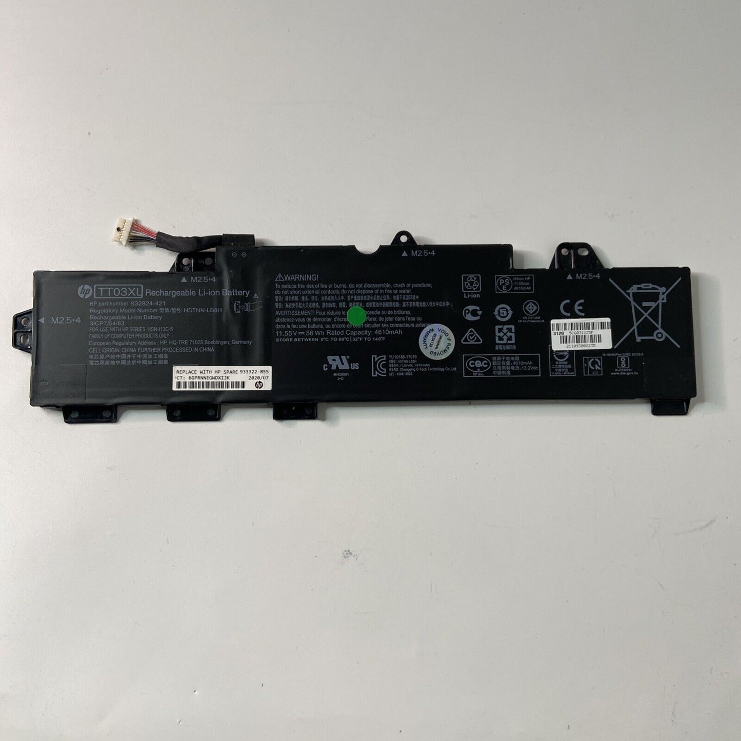 Genuine HP EliteBook 755 G5 850 G5 G6 HP ZBook 15u G5 G6 56Wh Battery TT03XL