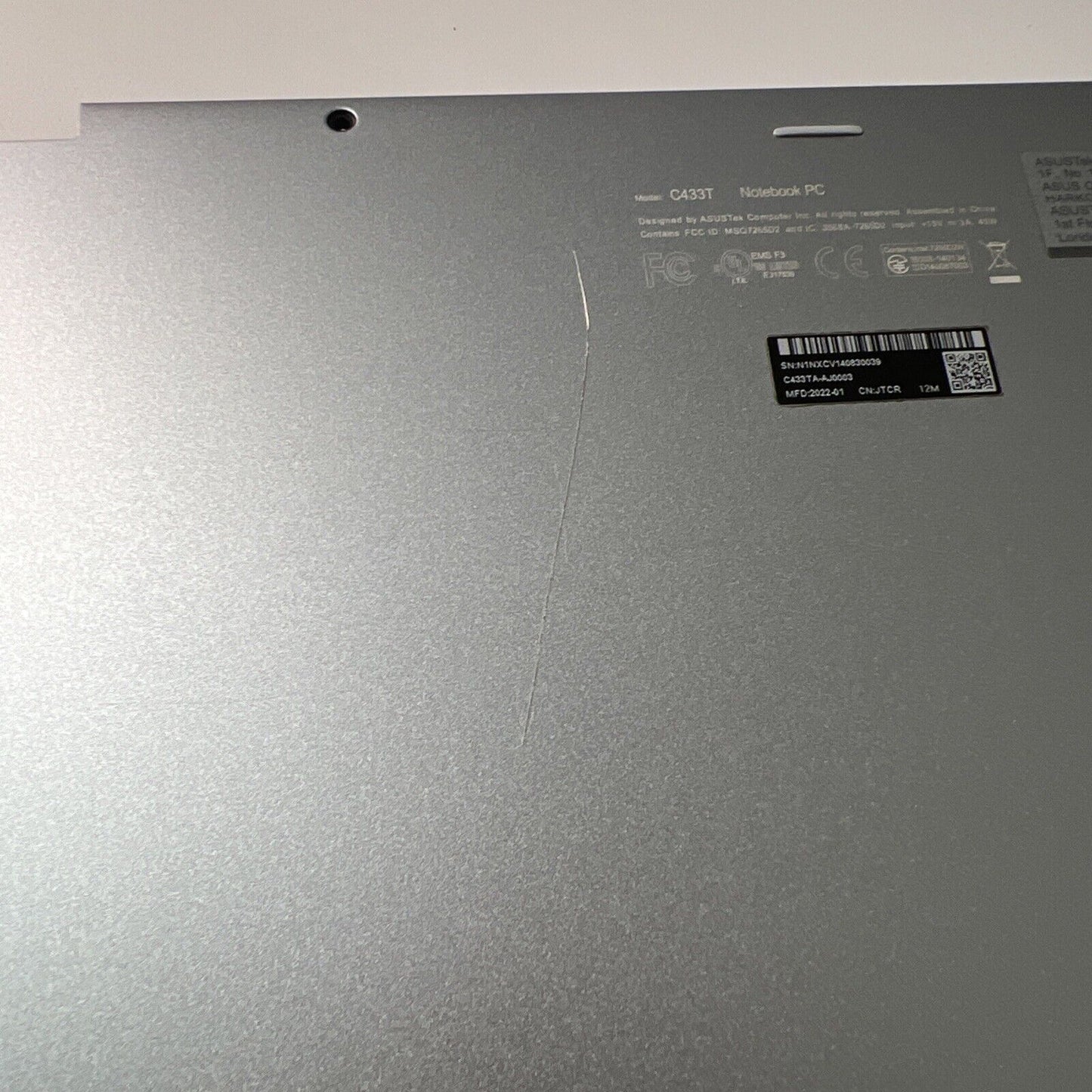 Genuine Asus C433T Laptop Bottom Cover Base Chasssis Housing 13N1-AAA0121