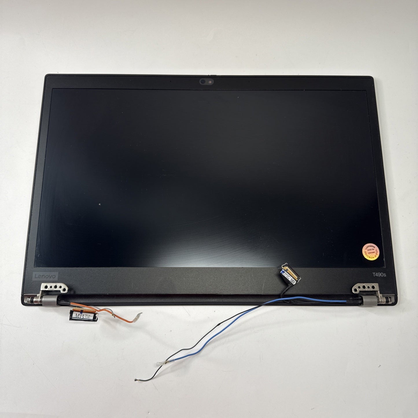 Genuine Lenovo T490s Complete Screen Assembly Top Lid Cover Black