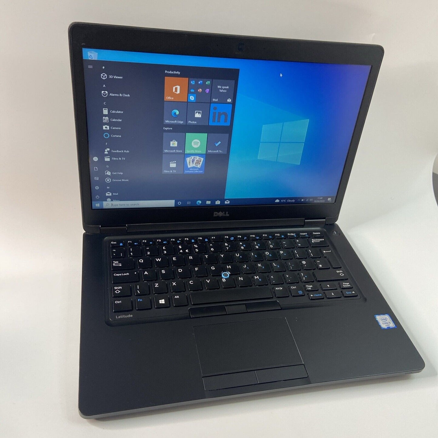 Dell Latitude 5480 Core i5-7th Gen 16GB 256GB SSD 14" FHD Win 10 pro Laptop