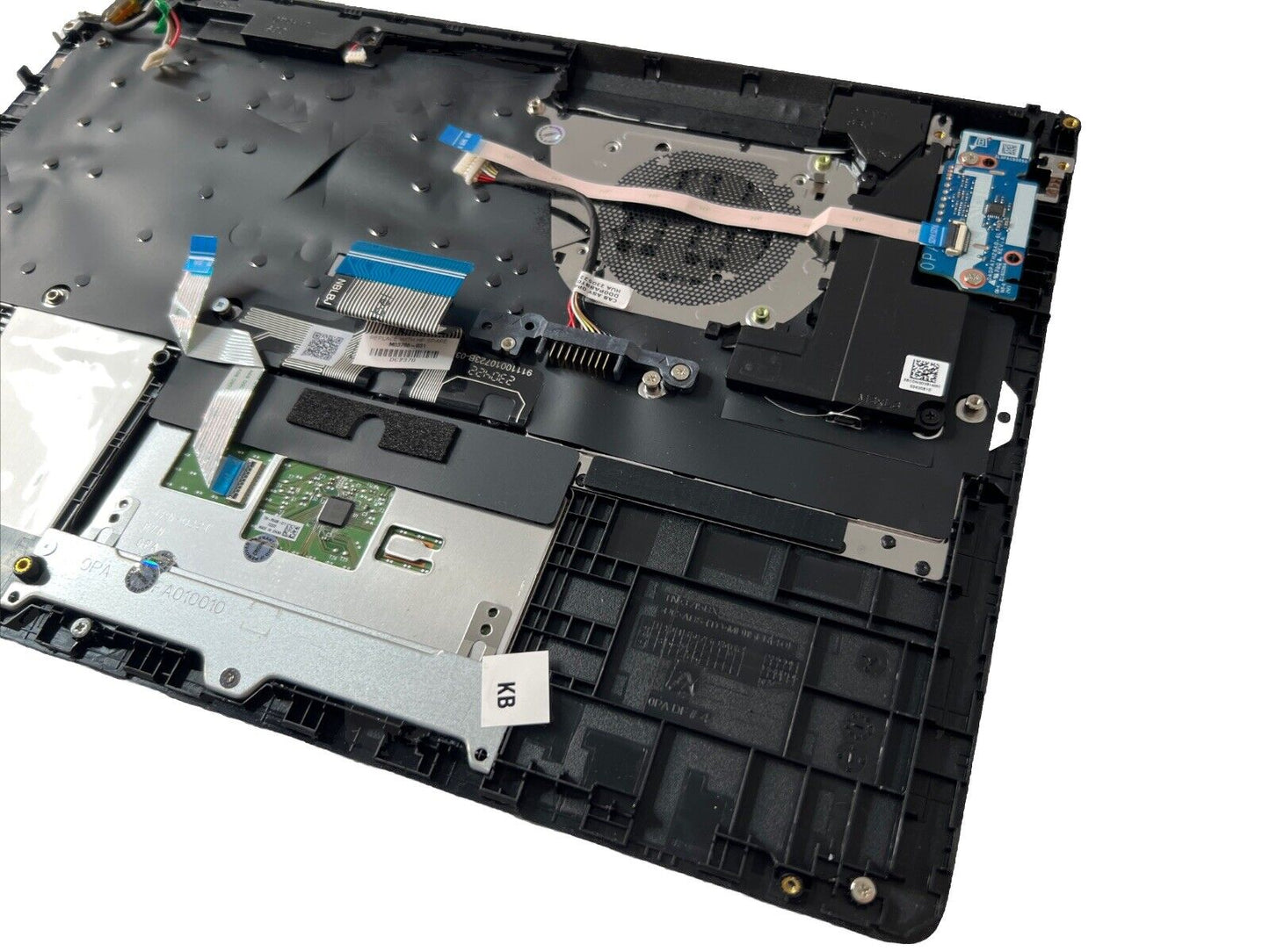HP 14-DQ0518SA Complete Palmrest Housing Touchpad UK Keyboard DC JACK Black
