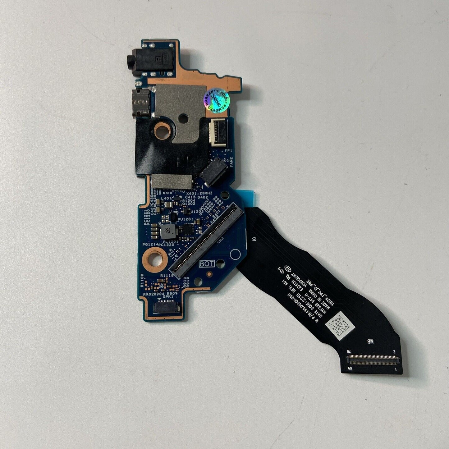 Lenovo Thinkbook 13x G2 IAP Audio & Type C charging board with cable