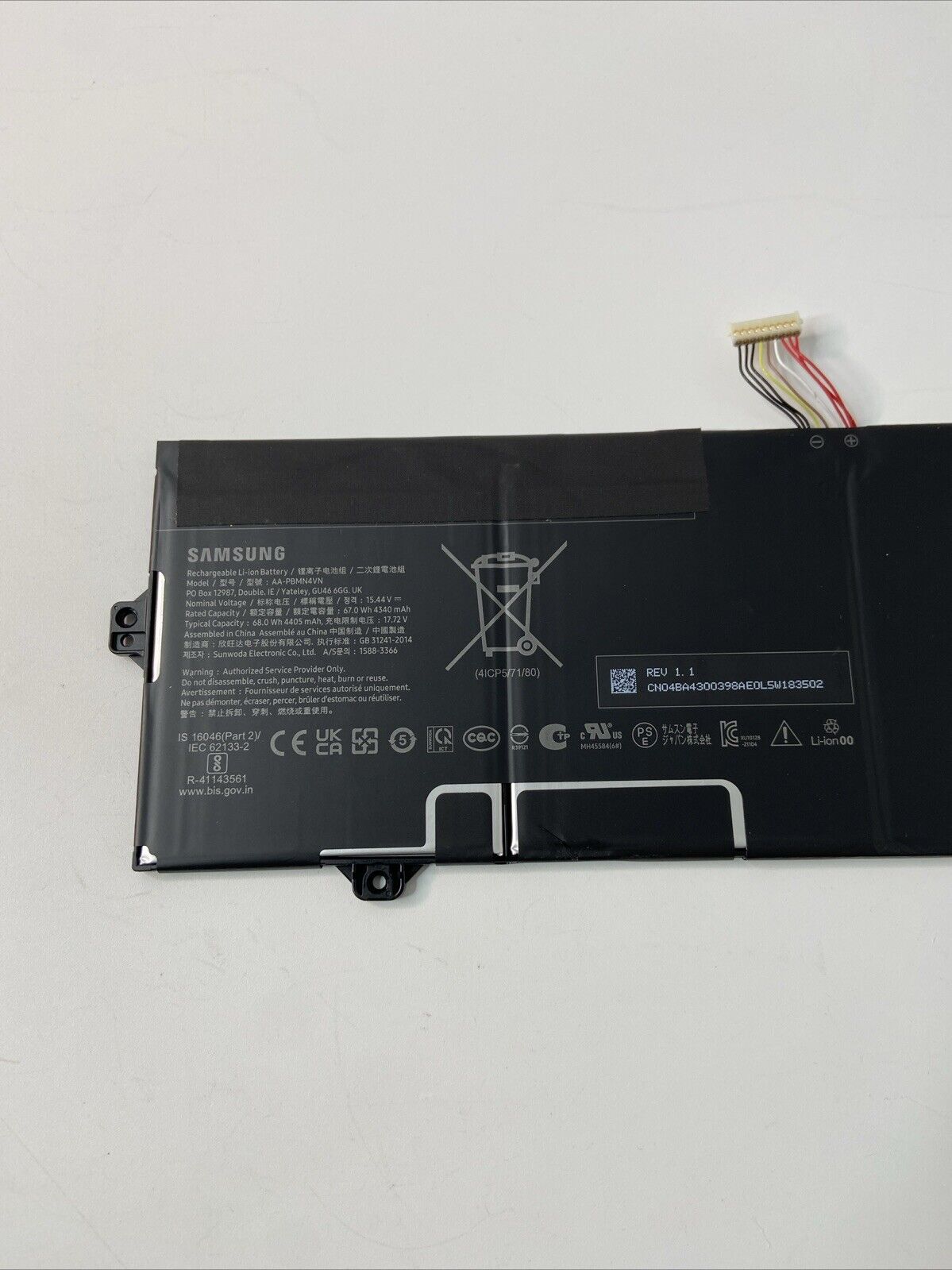 Samsung Galaxy Book 3 Battery NP750QFG NP950XED AA-PBMN4VN (EXCELLENT)