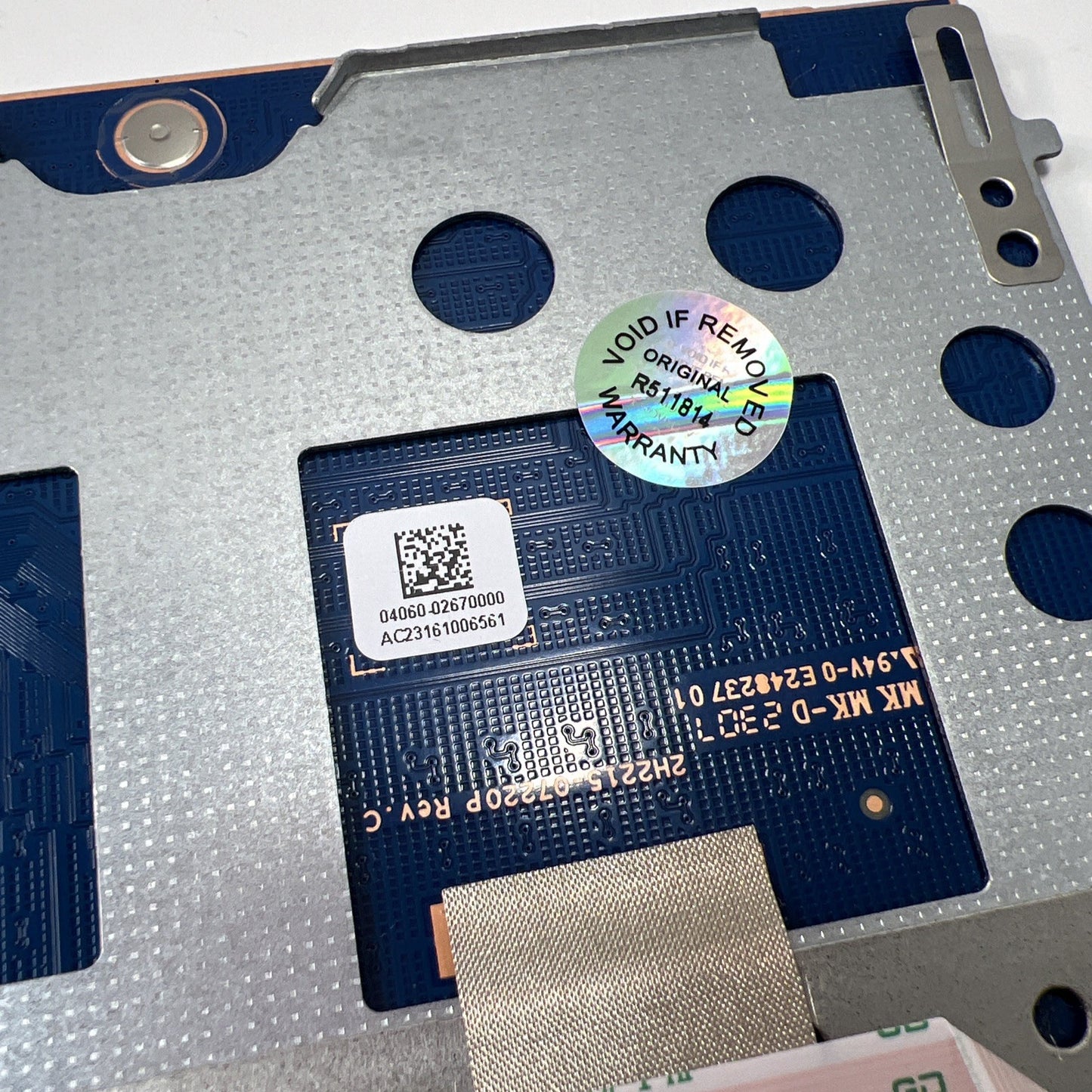 Genuine Asus Vivobook K3605Z Touchpad Trackpad Silver AC23161006561 + Screws