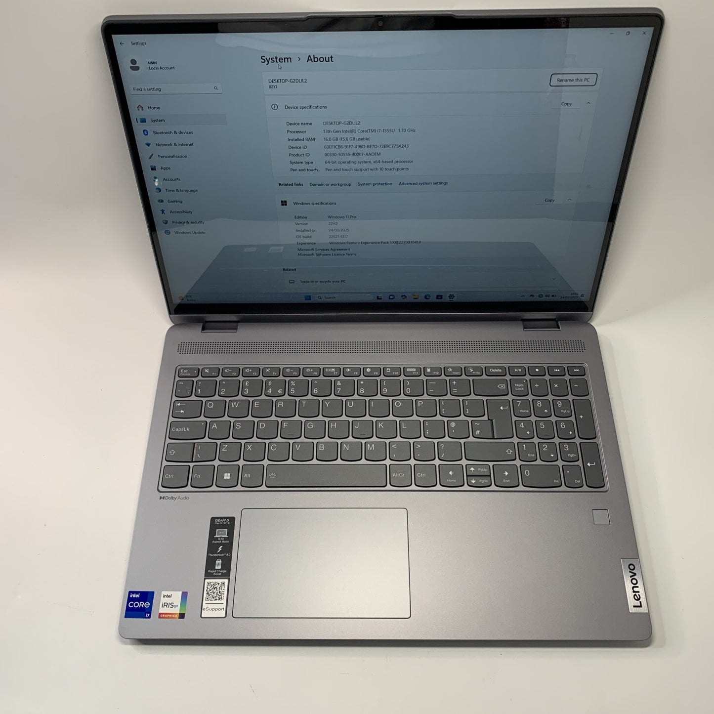 Lenovo IdeaPad Flex 5 16IRU8 16" 2-in-1 Laptop Intel i7-1355U 16GB RAM 512GB SSD