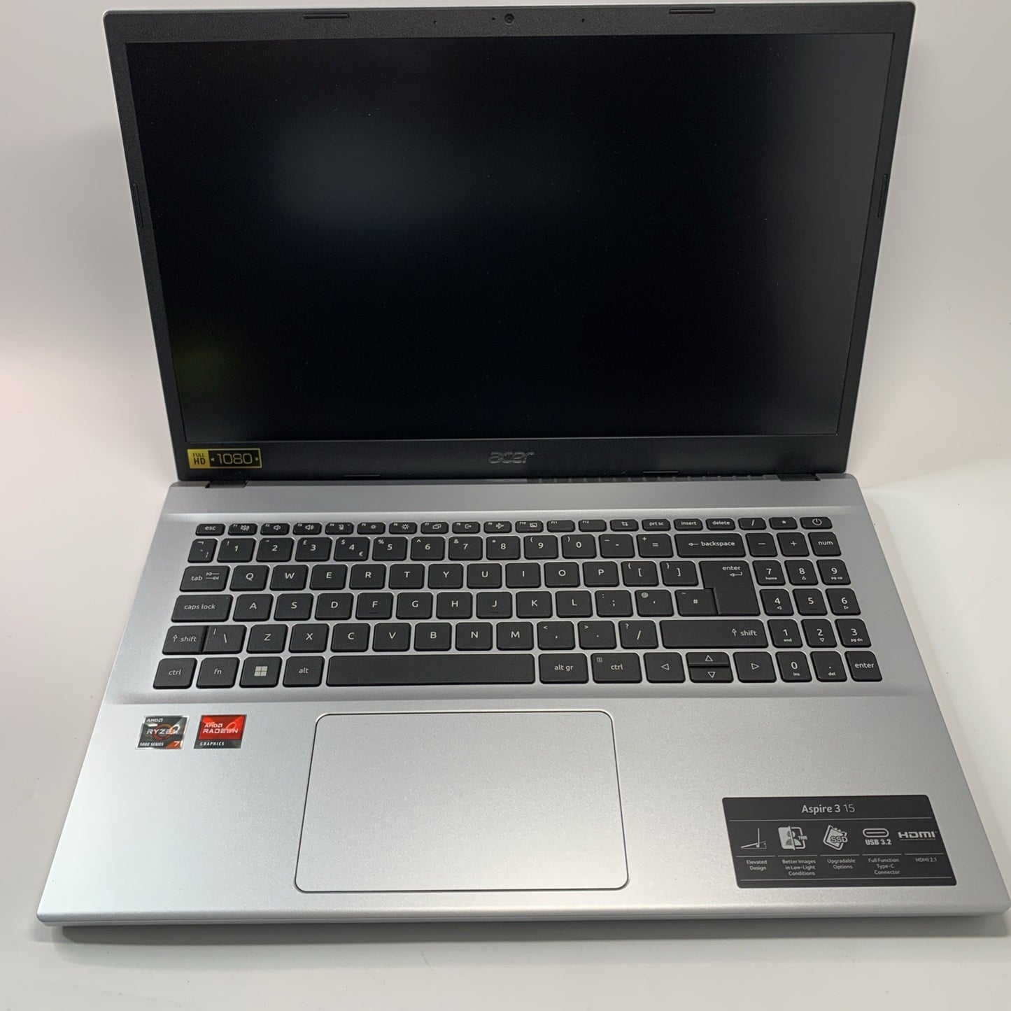 Acer Aspire 3 A315-44P 15.6" Laptop Ryzen 7 -5700U 16GB RAM 1TB SSD Windows 11
