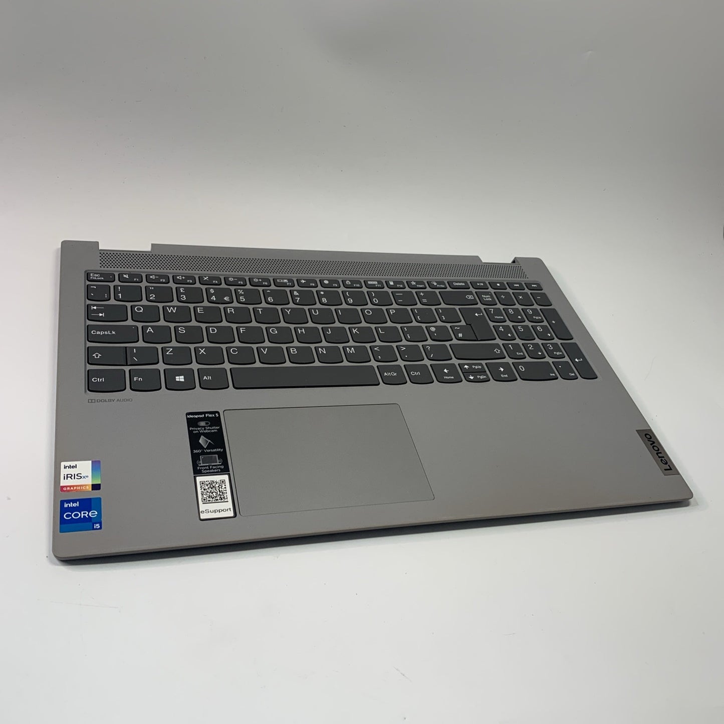 Lenovo Ideapad Flex 5-15 15ITL05 Complete Palmrest Keyboard Cover 5CB0Y85717