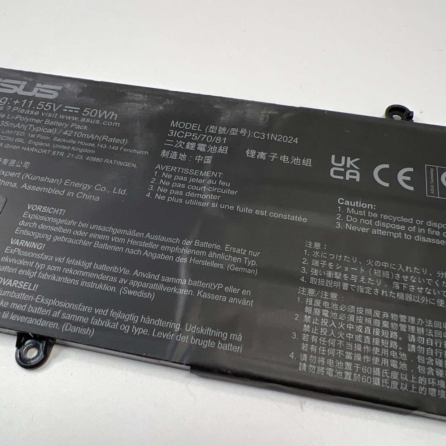 Genuine Asus Vivobook 16X K3605Z Battery C31N2024