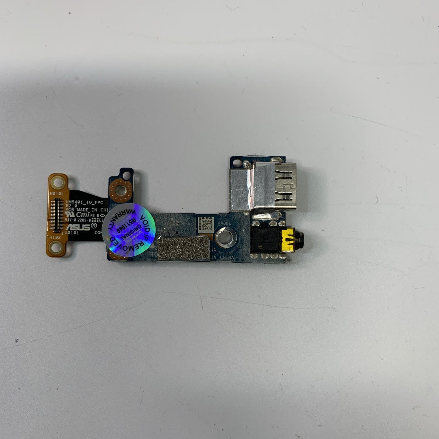 ASUS Zenbook 14 Flip OLED UP5401Z Audio & USB Port Board w/ Cable