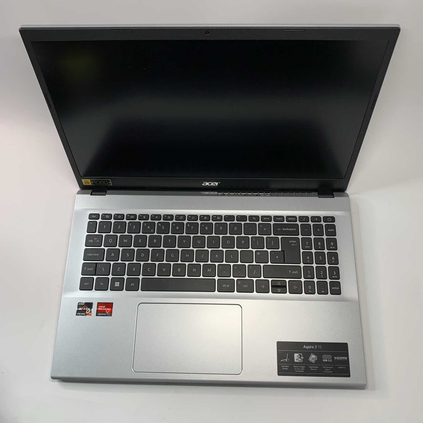 Acer Aspire 3 A315-44P 15.6" Laptop Ryzen 7 -5700U 16GB RAM 1TB SSD Windows 11