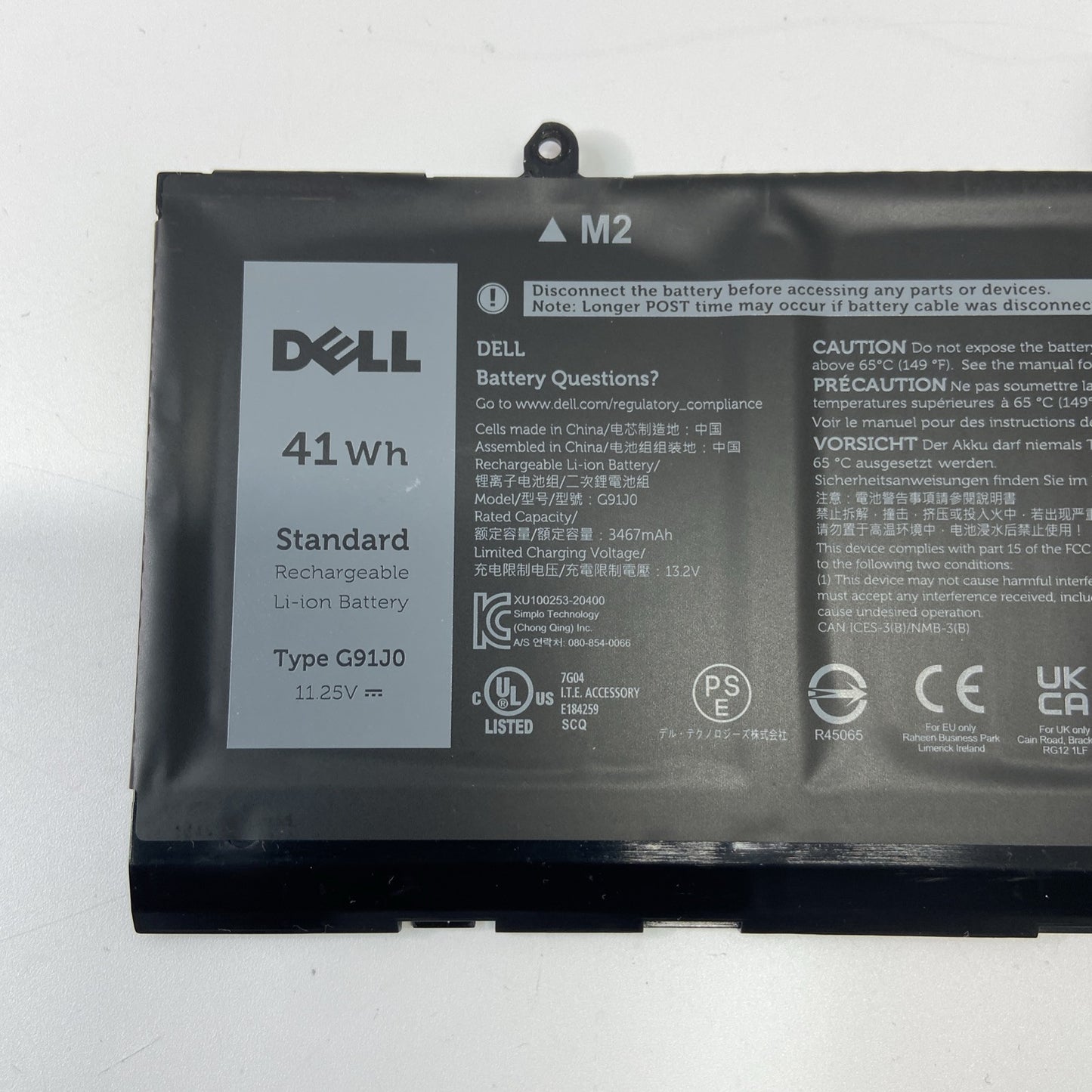 Genuine Dell Latitude 3320, 3420, 3520, Vostro 3510 Series Laptop Battery