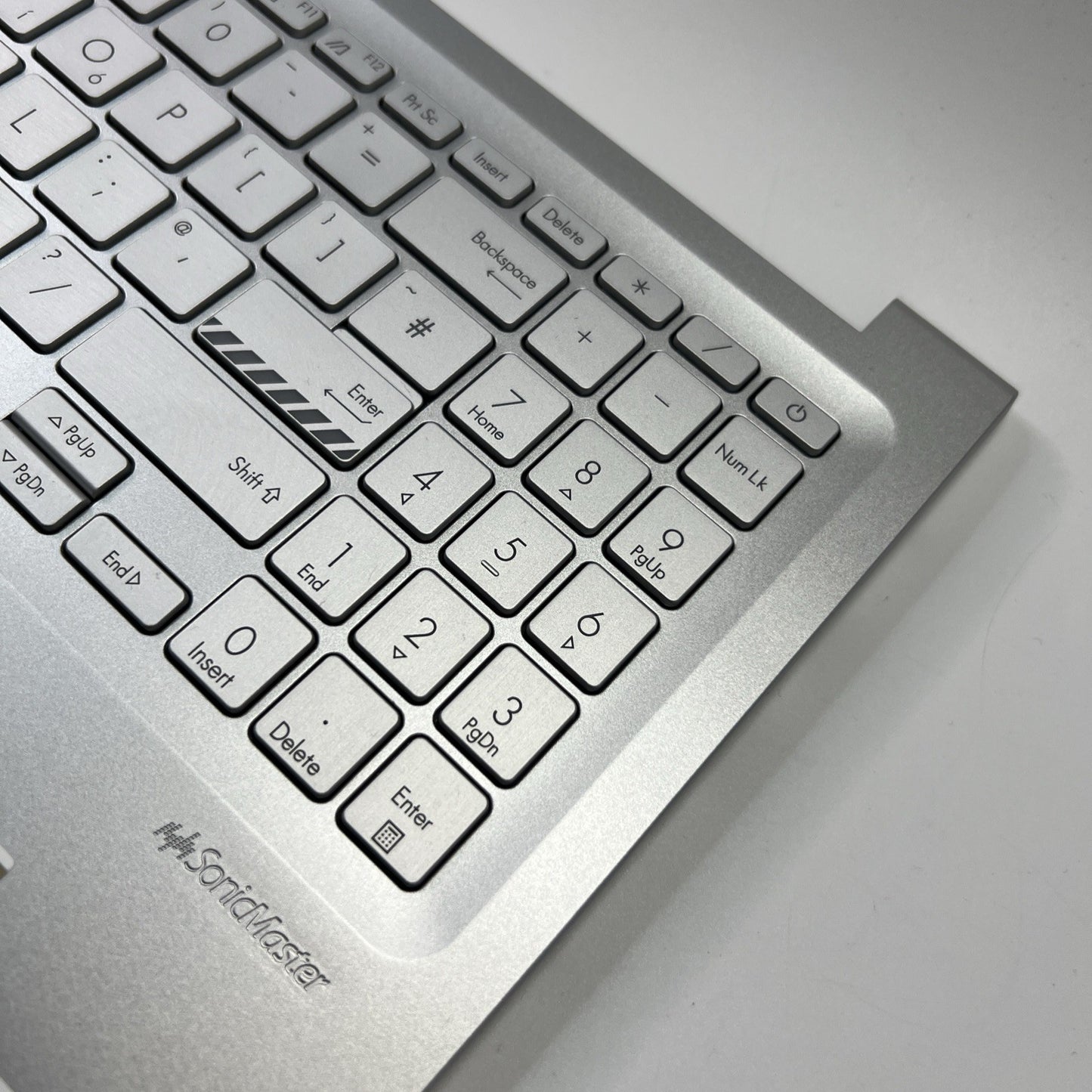 ASUS VivoBook 16X K3605Z UK Keyboard Palmrest Cover Silver