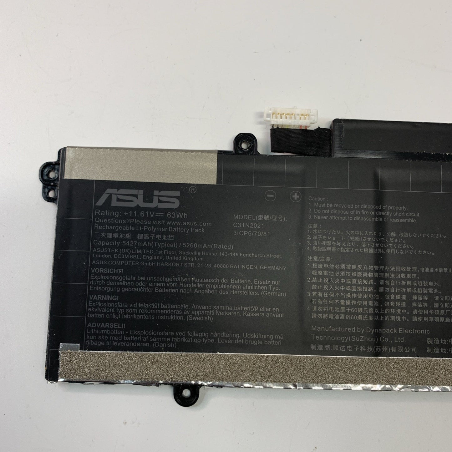 Genuine Asus ZenBook 14 Flip UP5401ZA, UX5400EA Laptop Battery C31N2021