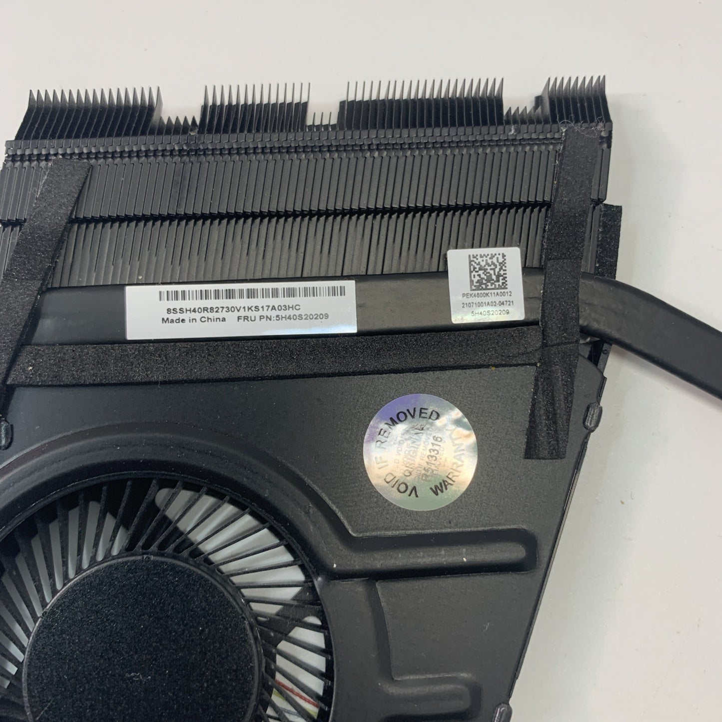 Lenovo Ideapad Flex 5 15ITL05 15IIL05 CPU Cooling Heatsink & Fan