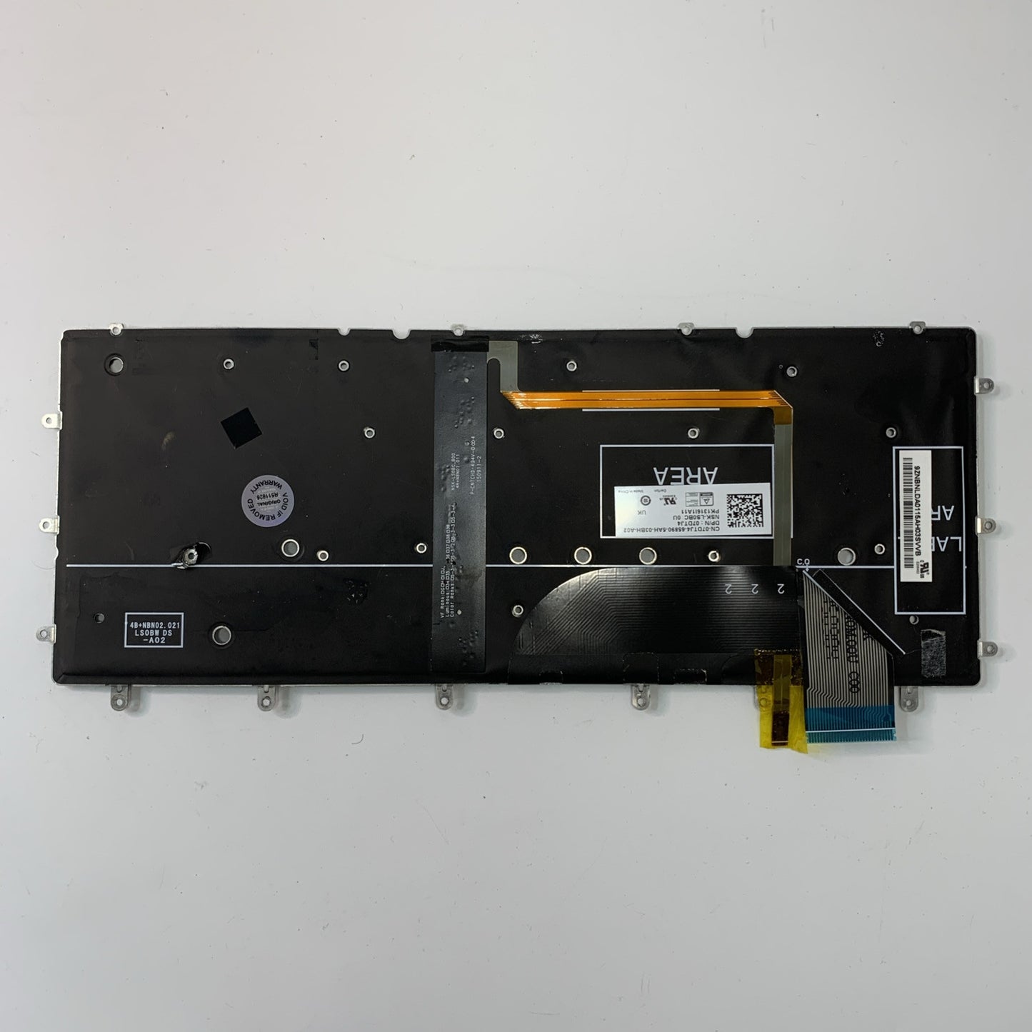 DELL XPS 13 9350 UK QWERTY BACKLIT KEYBOARD P/N 07DTJ4