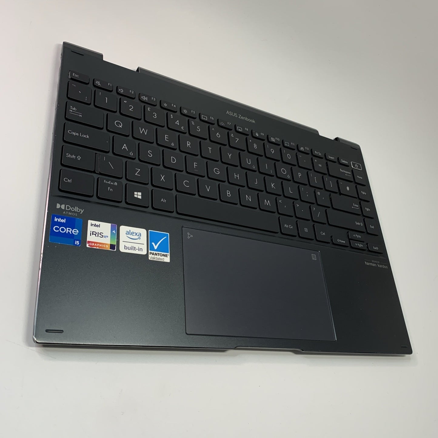 ASUS Zenbook 14 Flip UP5401Z Complete Palmrest Assembly UK keyboard