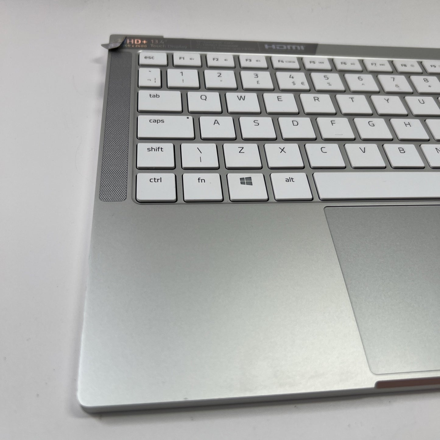 Razer Book 13 RZ09-0357 Genuine Palmrest UK Keyboard Touchpad Silver 13141560