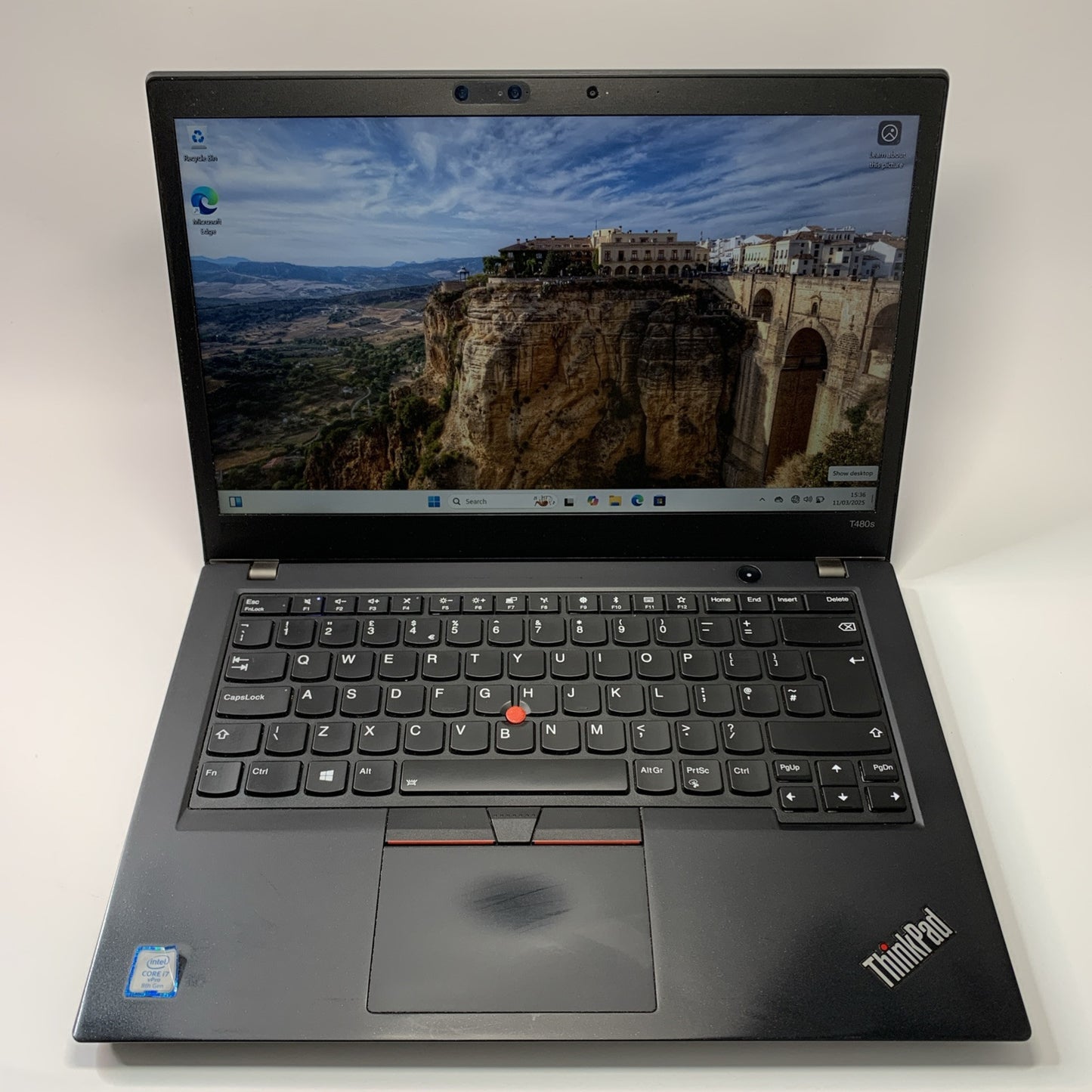 Lenovo ThinkPad T480s 14" 256GB SSD Core i7-8650U 8th Gen, 16GB RAM Touchscreen