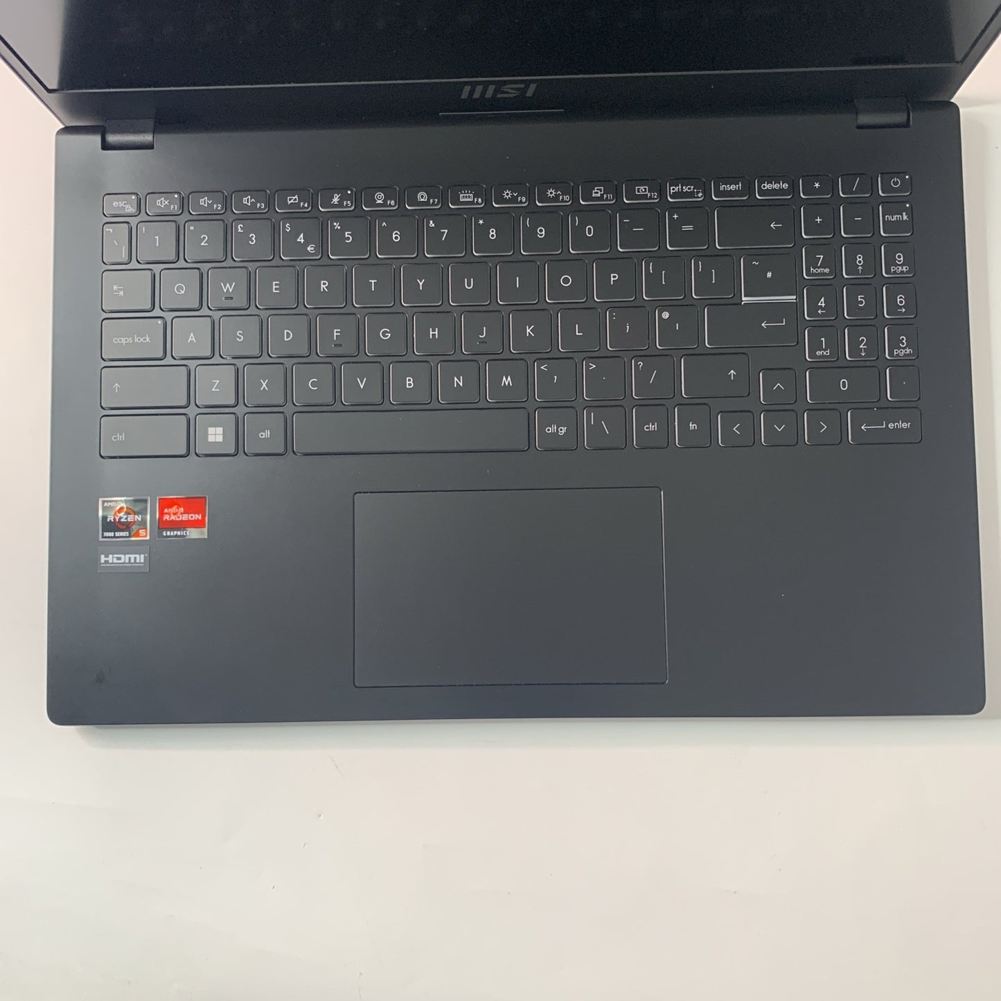 MSI Modern 15 B7M 15.6" Laptop AMD Ryzen 5 7430U 8GB RAM 512GB SSD Windows 11