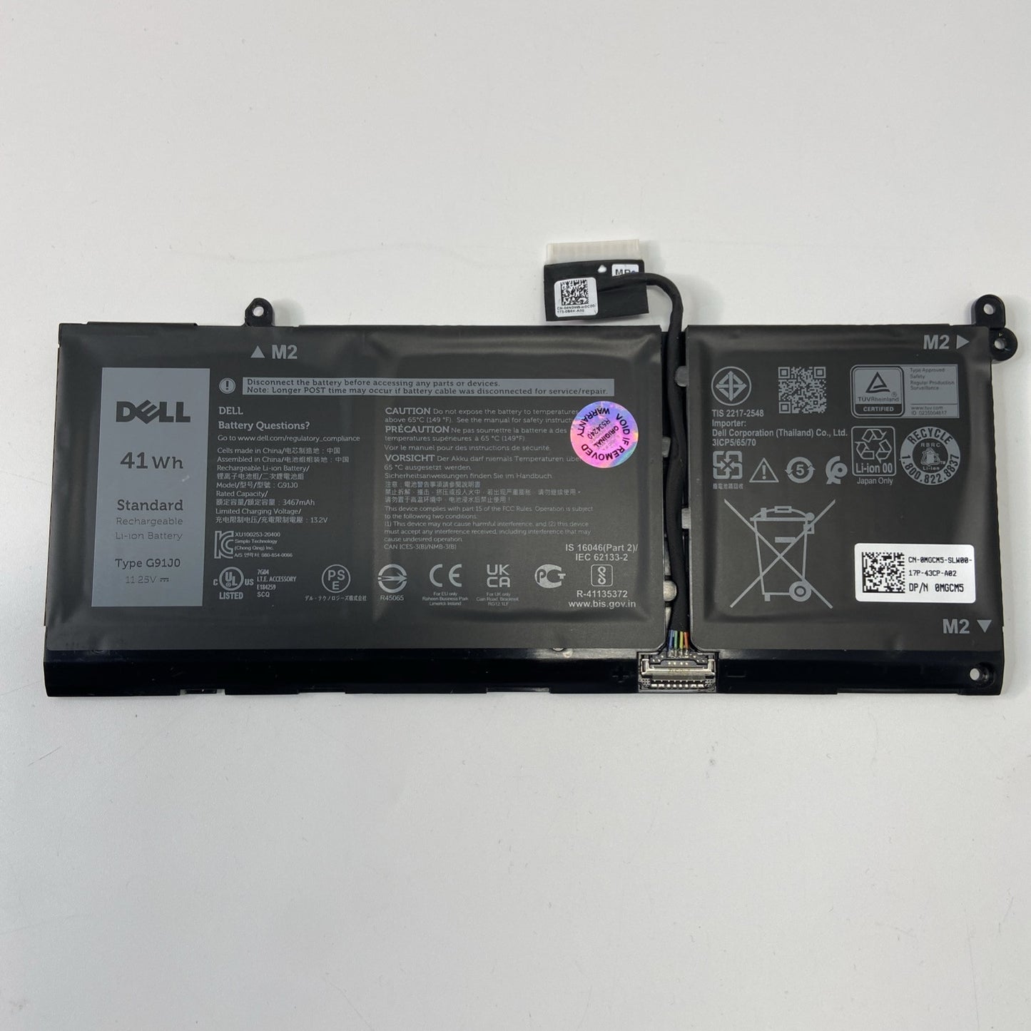 Genuine Dell Latitude 3320, 3420, 3520, Vostro 3510 Series Laptop Battery