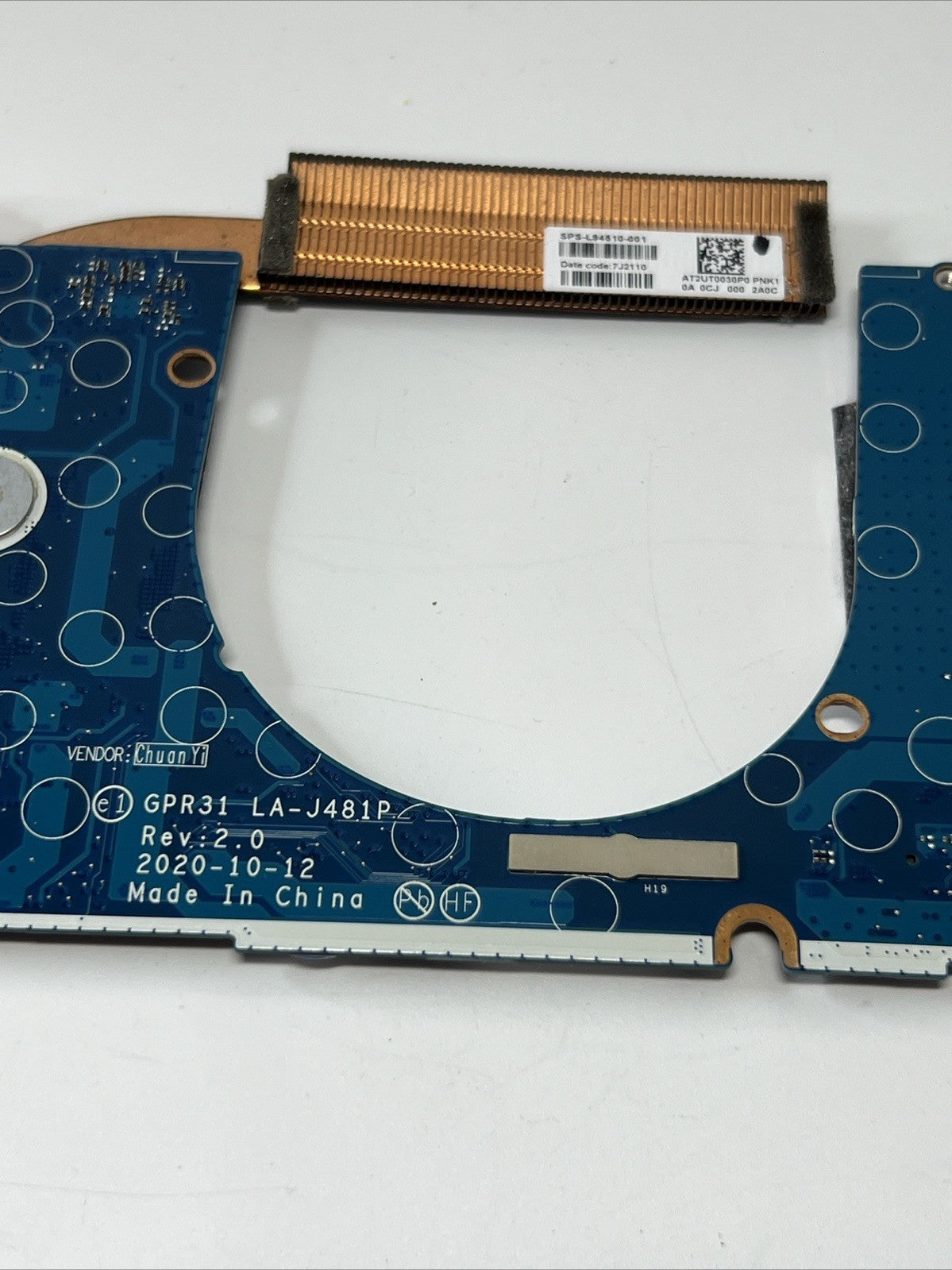 HP Envy 13-AY 13-AY0XXX motherboard AMD Ryzen 5 4500U L94490-601 + Heatsink
