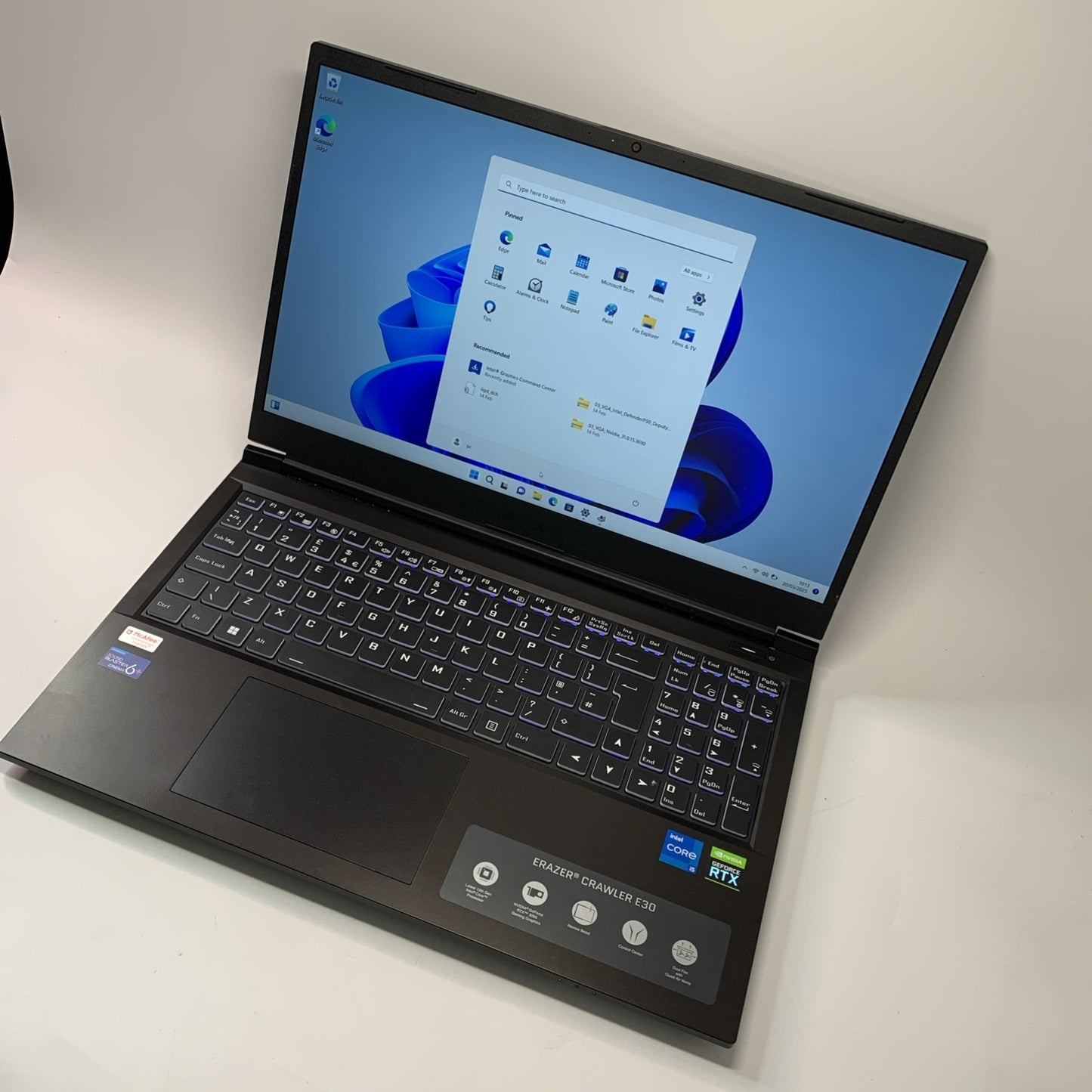 Medion Erazer Crawler E30 Core i5-12450H 16GB 512GB RTX 3050 15.6 Inch Win 11
